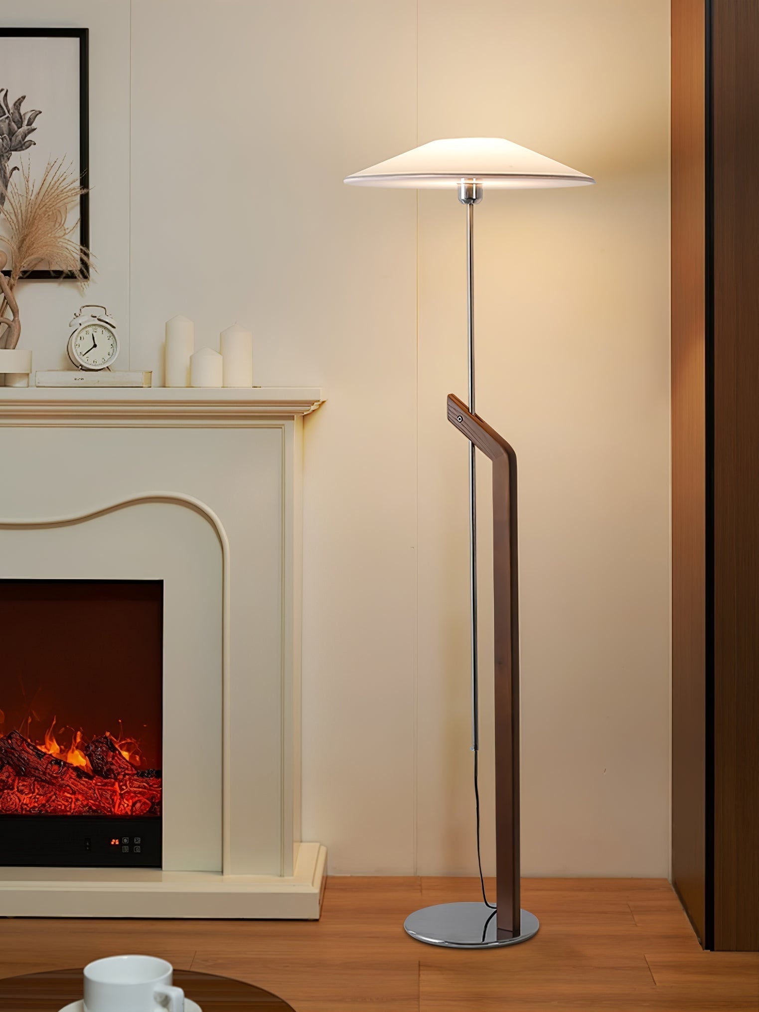 Umbrella Torchiere Floor Light, Floor Lamp, detail 30