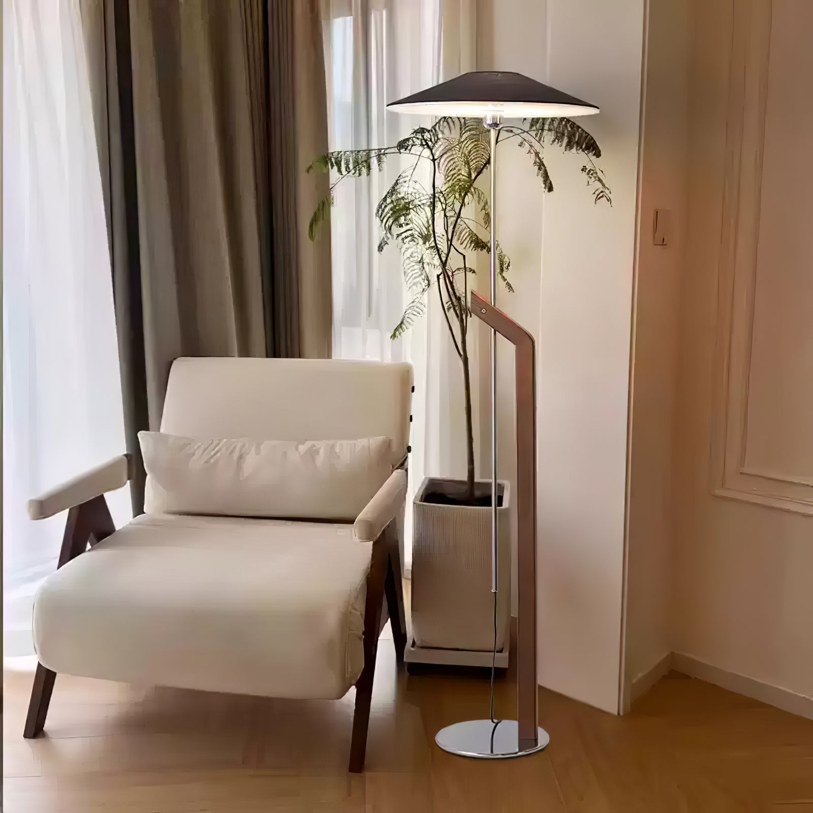 Umbrella Torchiere Floor Light, Floor Lamp, detail 40