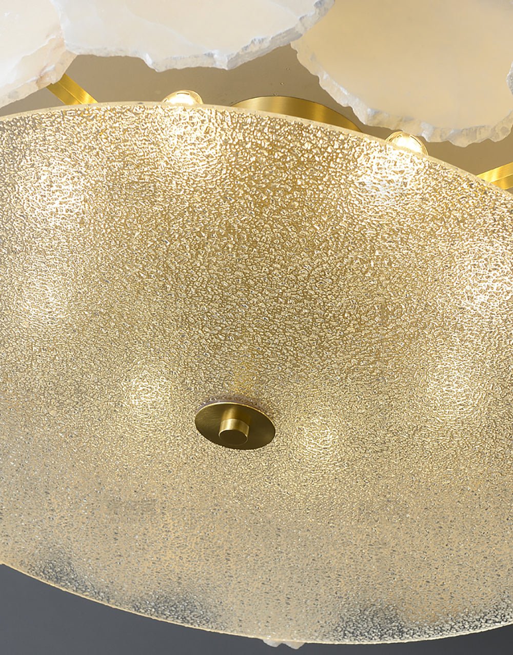 alabaster ceiling light shown as a main product image for compact living spaces