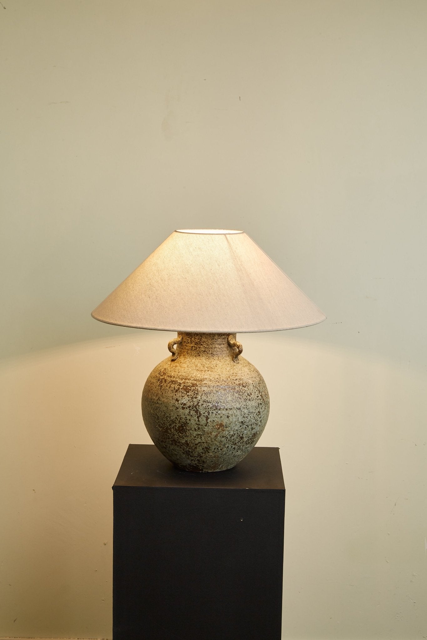 Verdigris Handle Table Lamp detail view 7