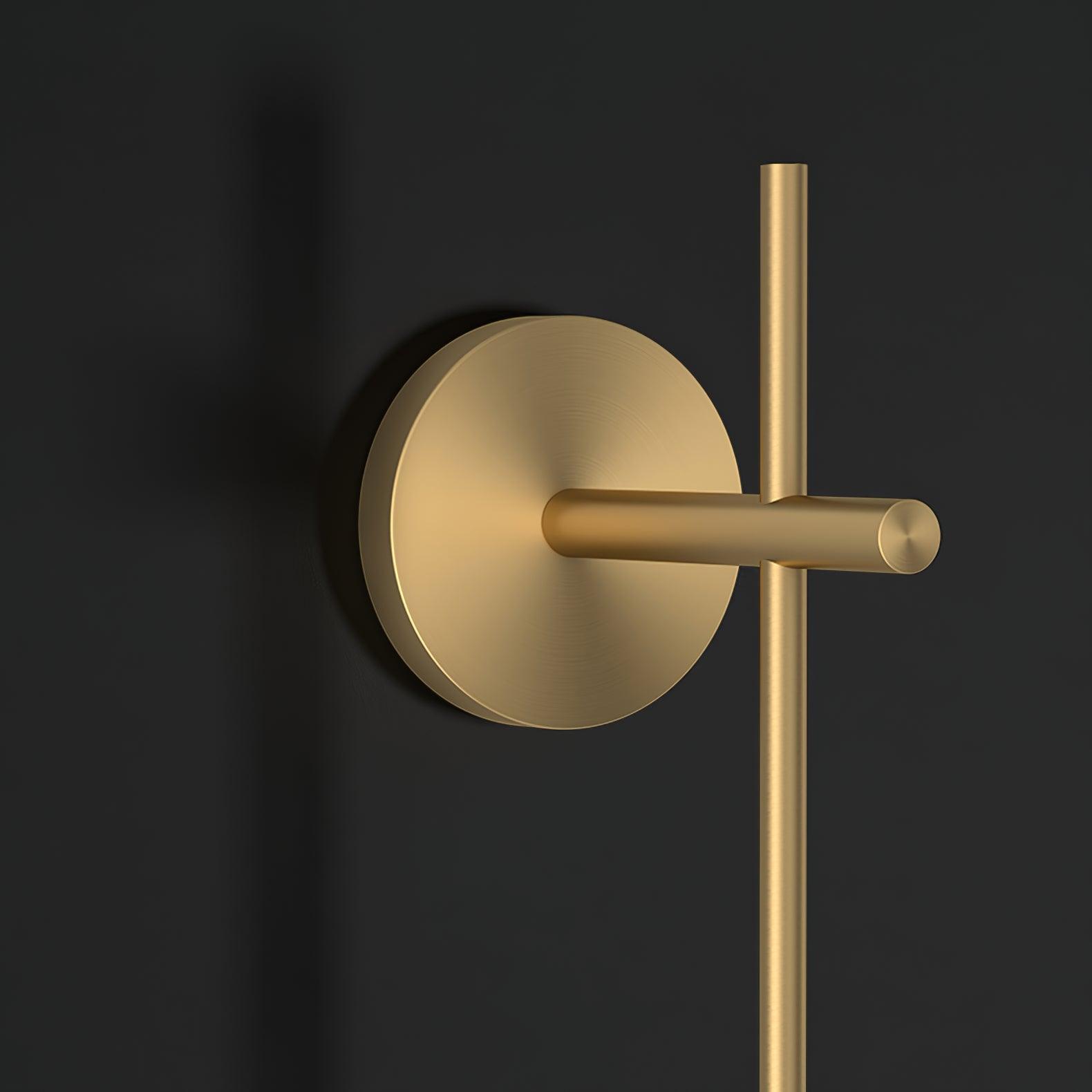 Vertical Globe Plug-in Wall Sconce