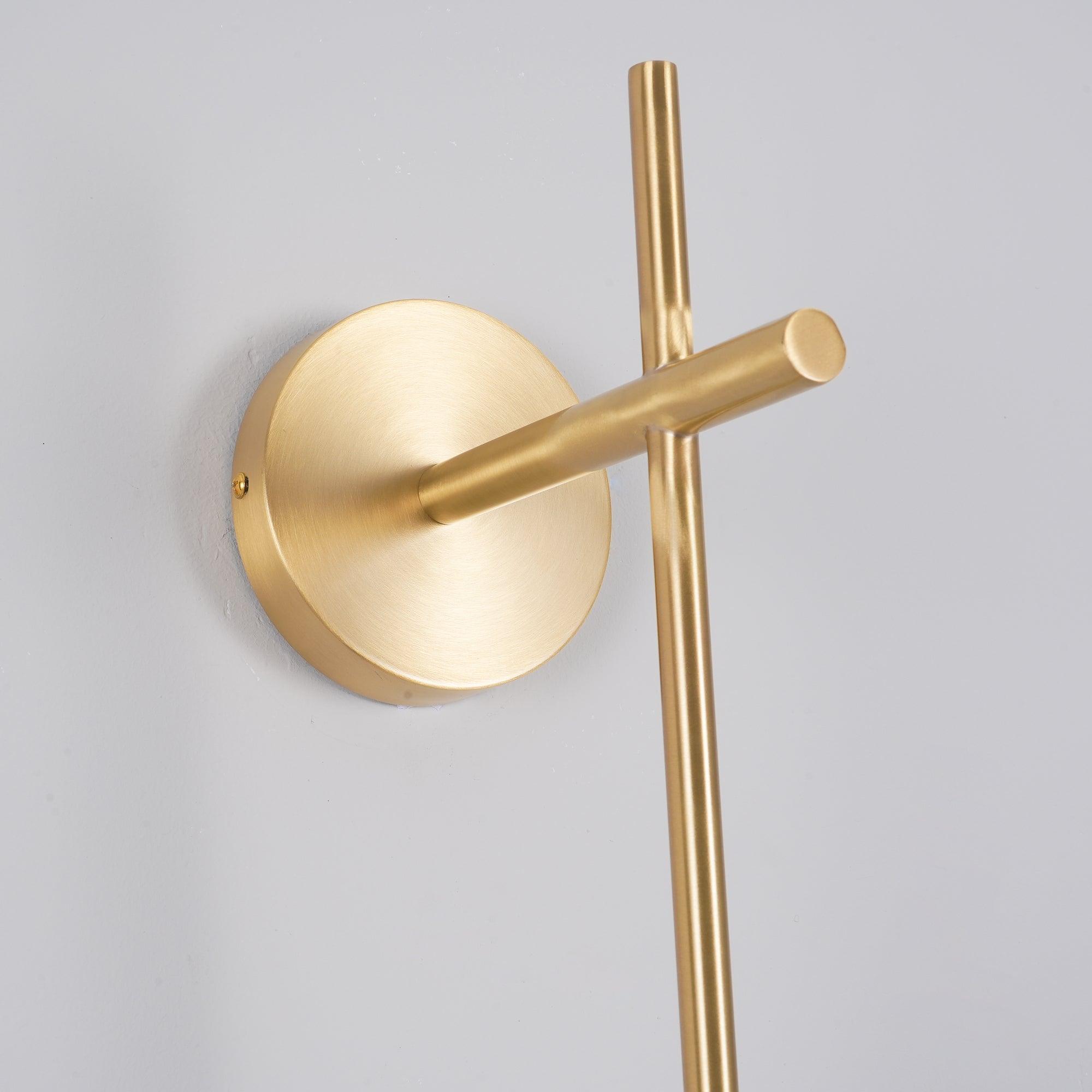 Vertical Globe Plug-in Wall Sconce