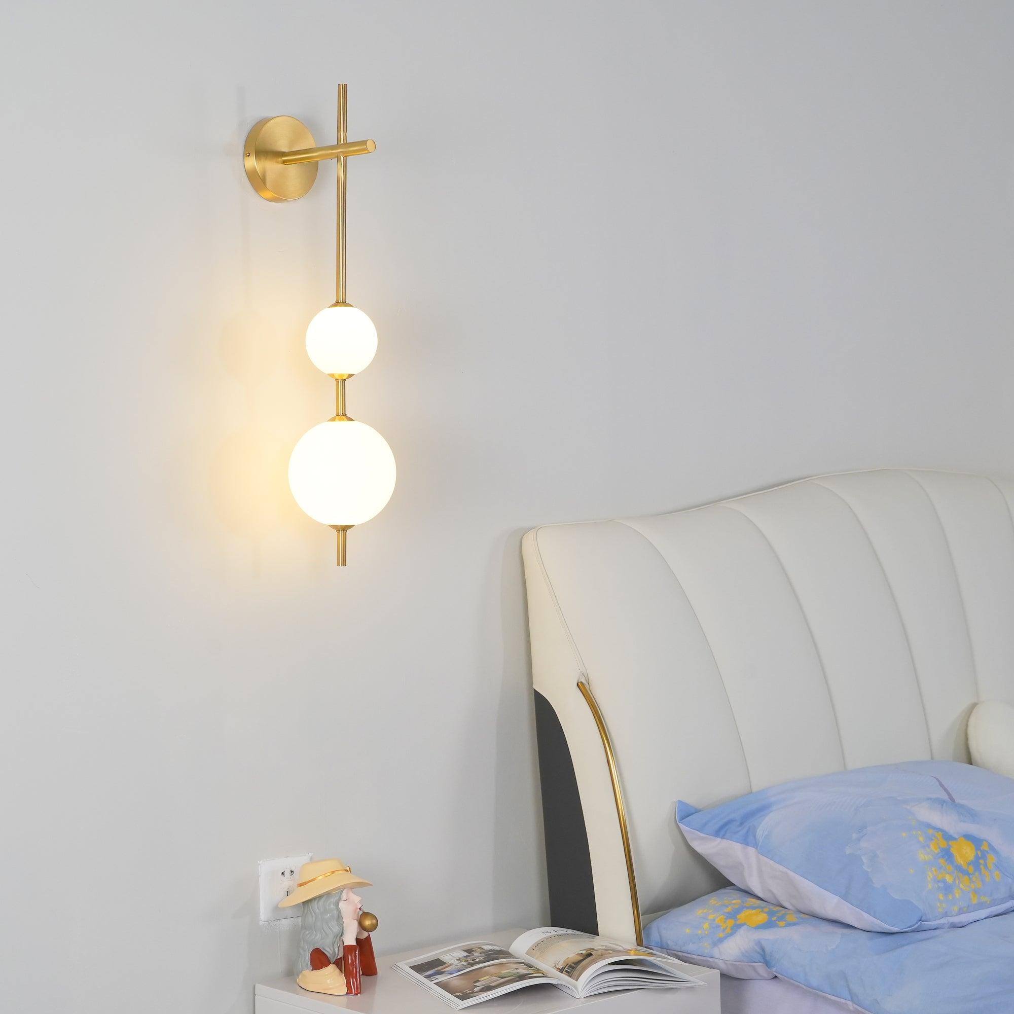 Vertical Globe Wall Sconce detail view 9
