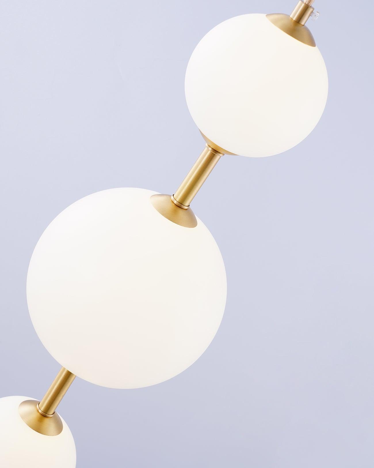 Vertical Globe Ceiling Light Fitting Pendant Lamp detail view 18