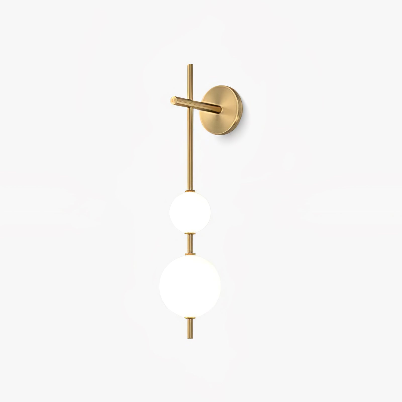 Vertical Globe Wall Sconce