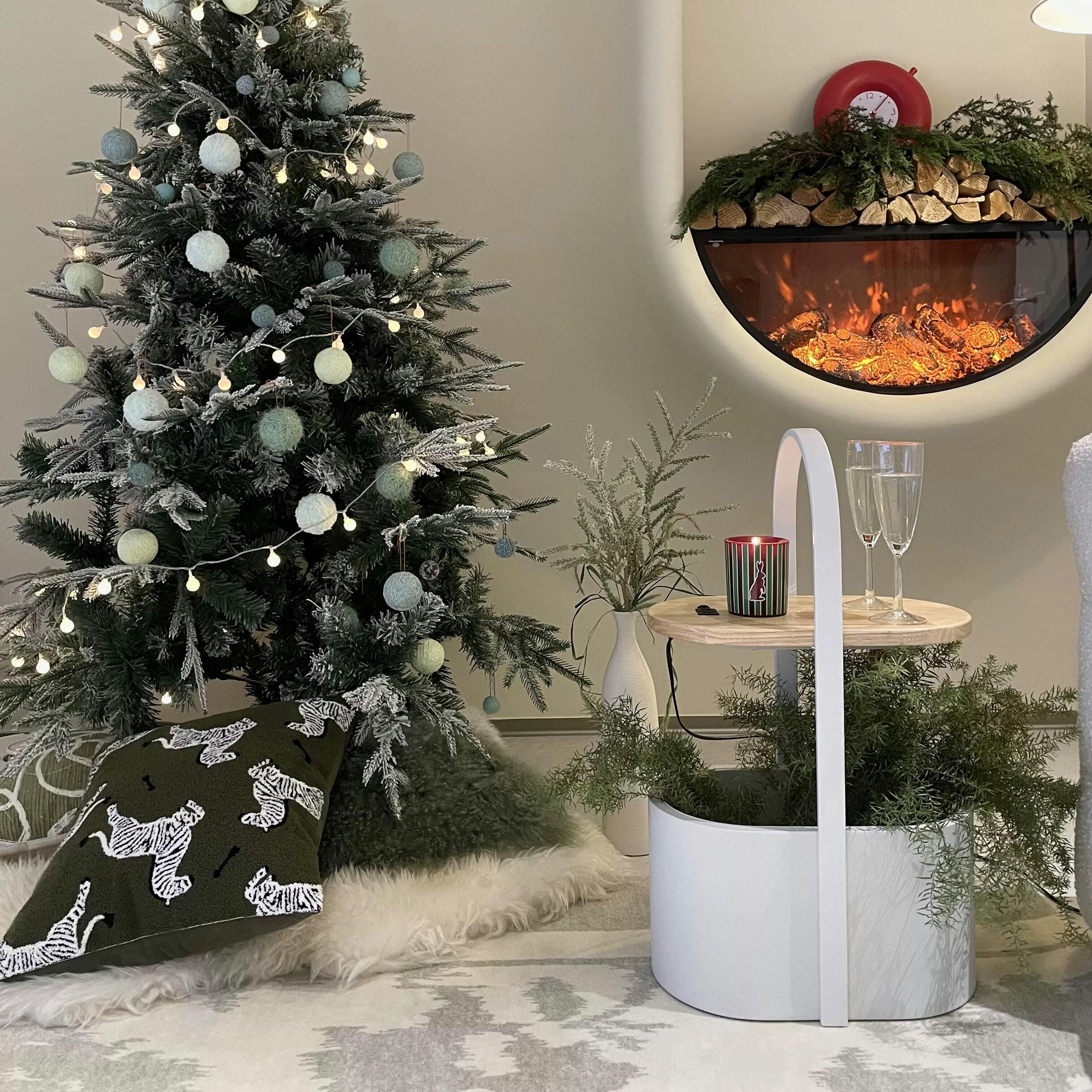 Vinda Basket Table Lamp 15.7