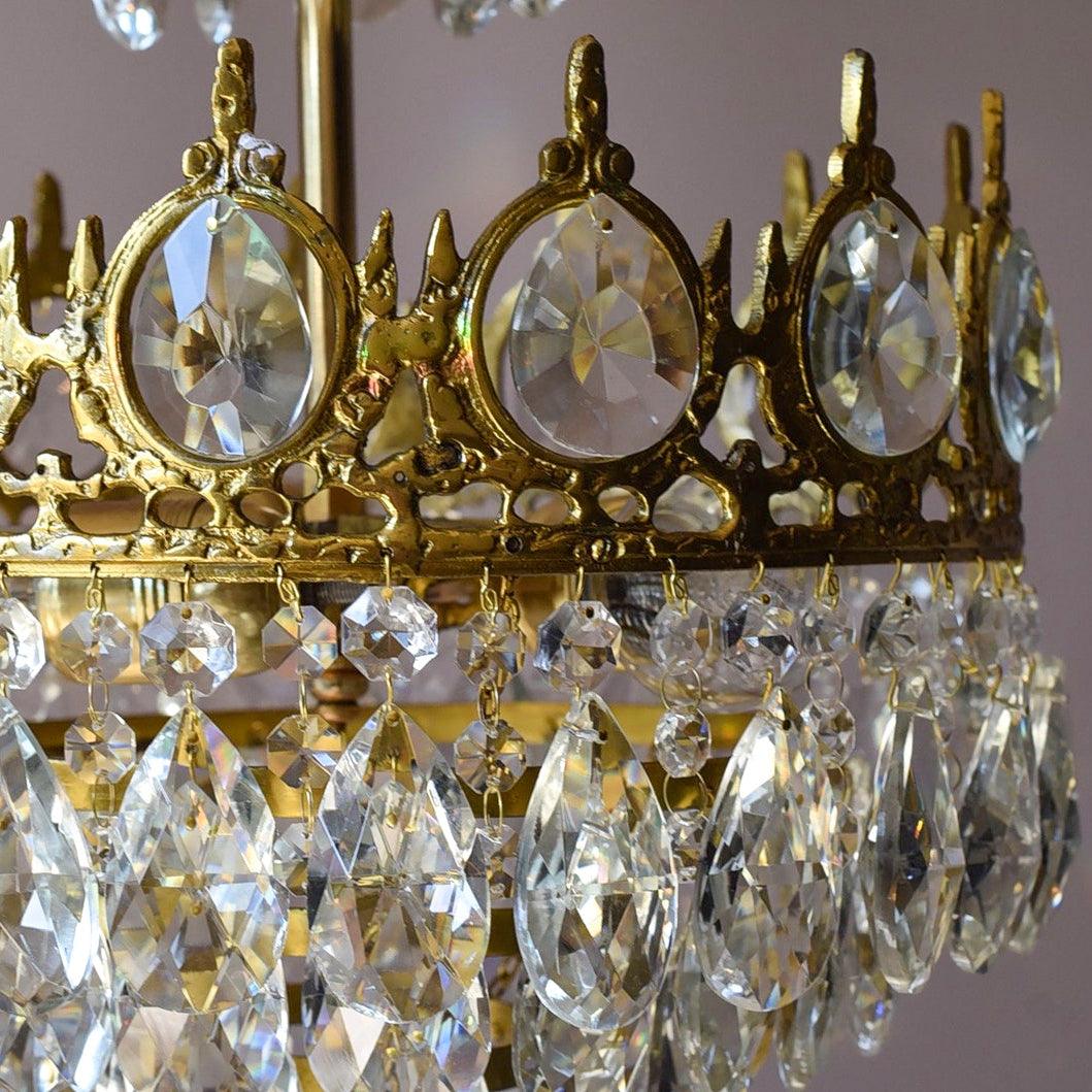 Vintage Crystal Task Lamp