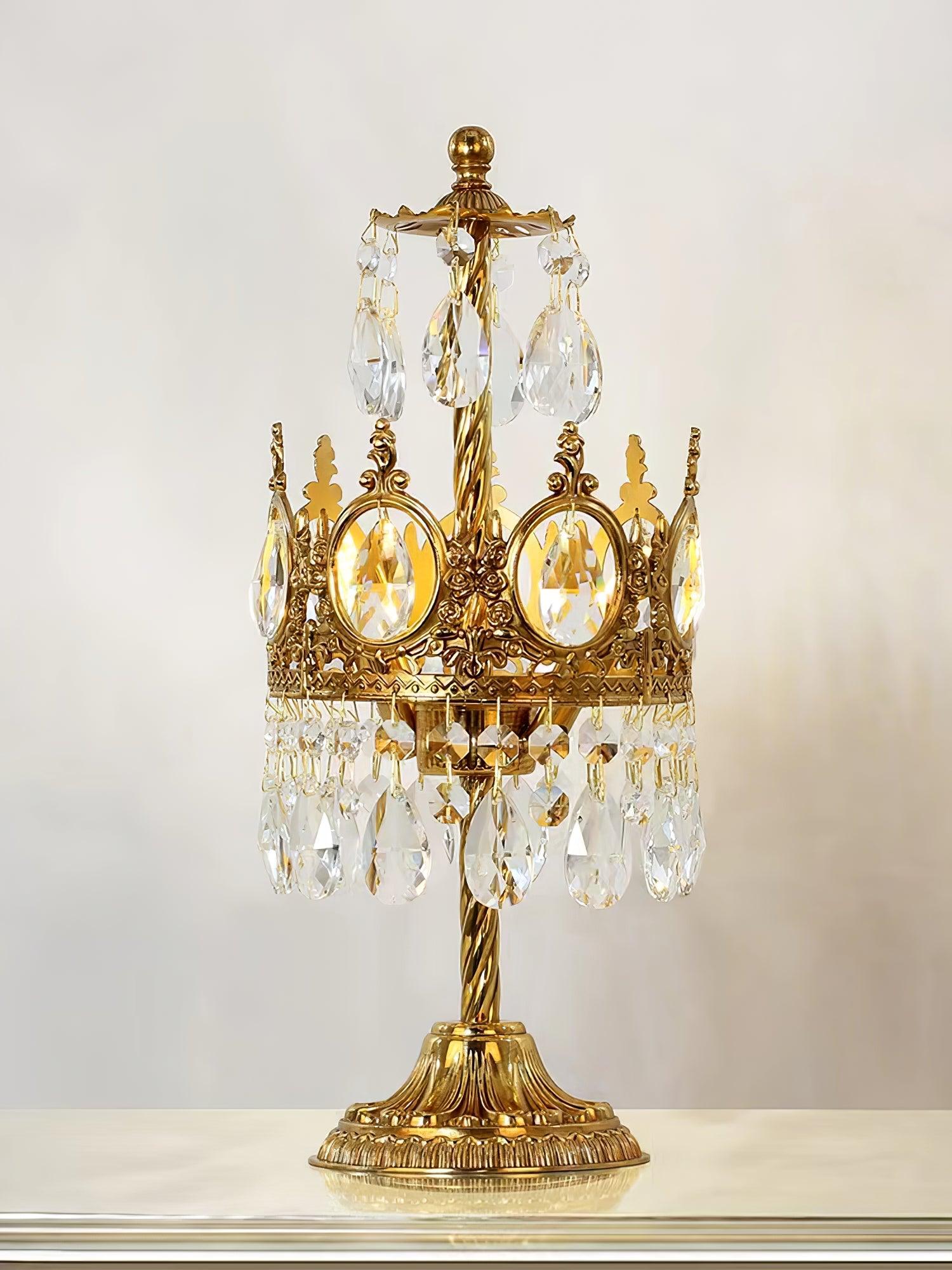 Vintage Crystal Task Lamp