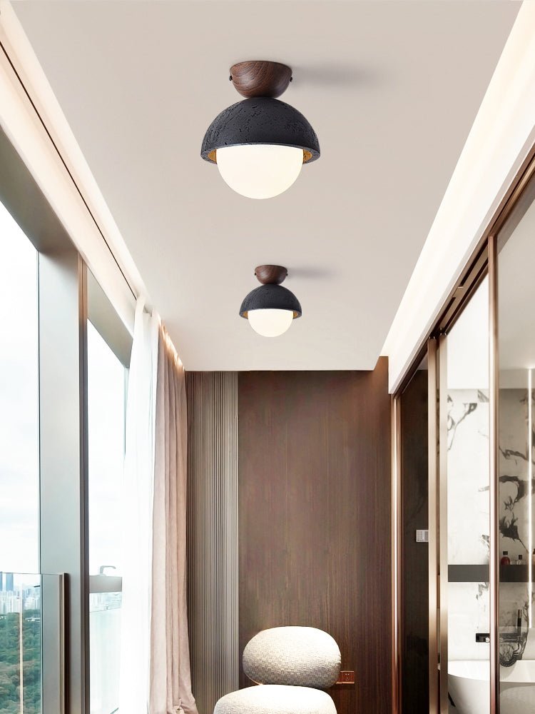 Volcanic Orb Ceiling Light