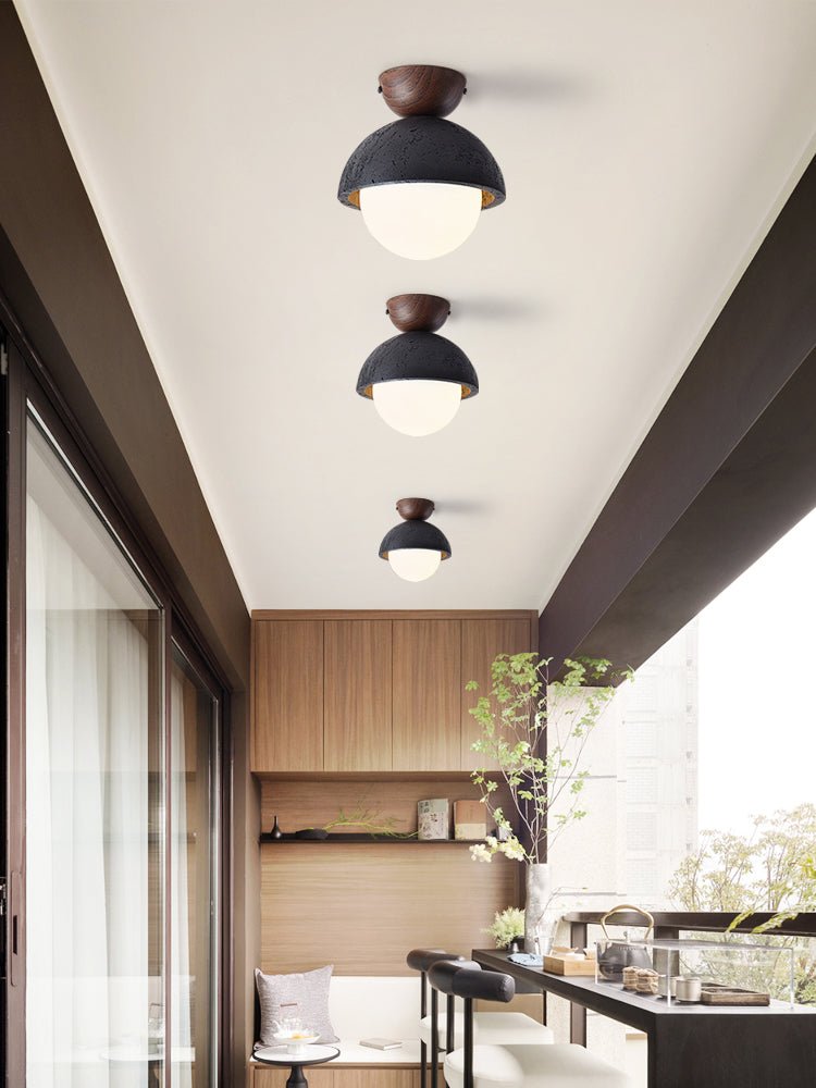 Volcanic Orb Ceiling Light