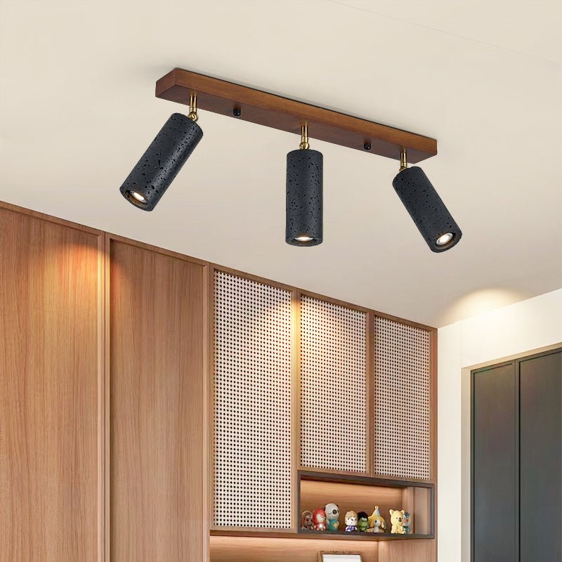 Volcanic Wood Trio Ceiling Spot Light