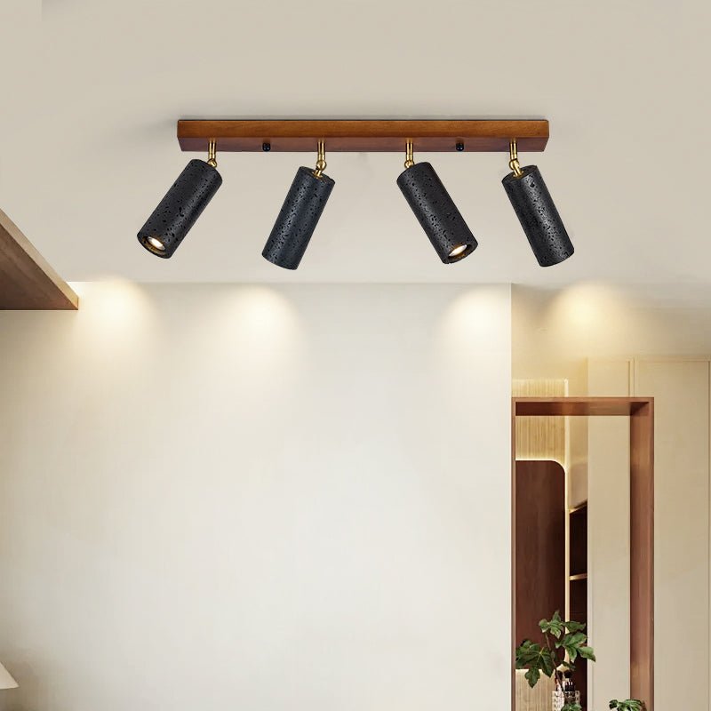 Volcanic Wood Trio Ceiling Spot Light
