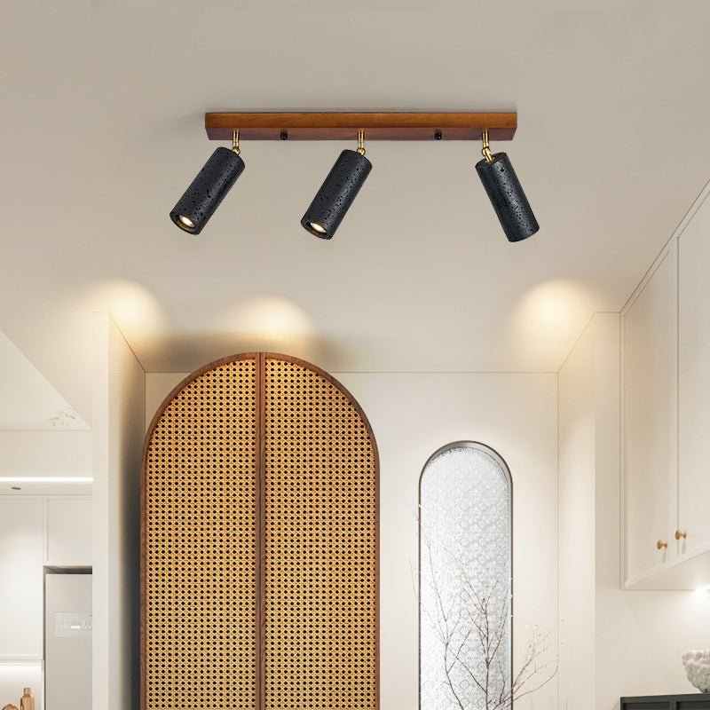Volcanic Wood Trio Ceiling Spot Light