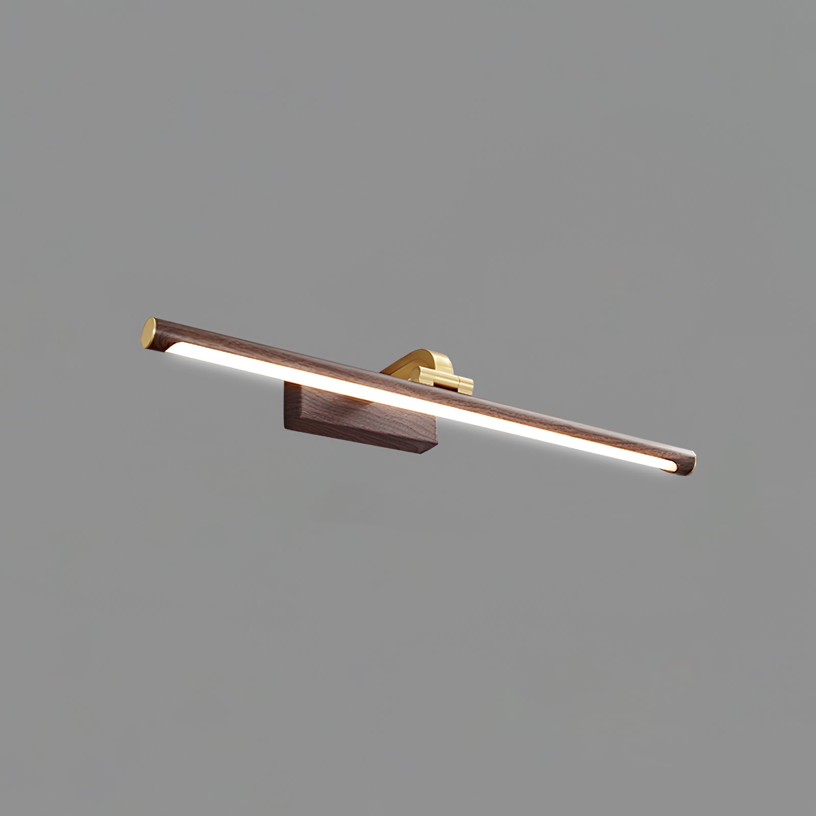 Walnut Color Linear LED Wall-mounted Light Wall Light