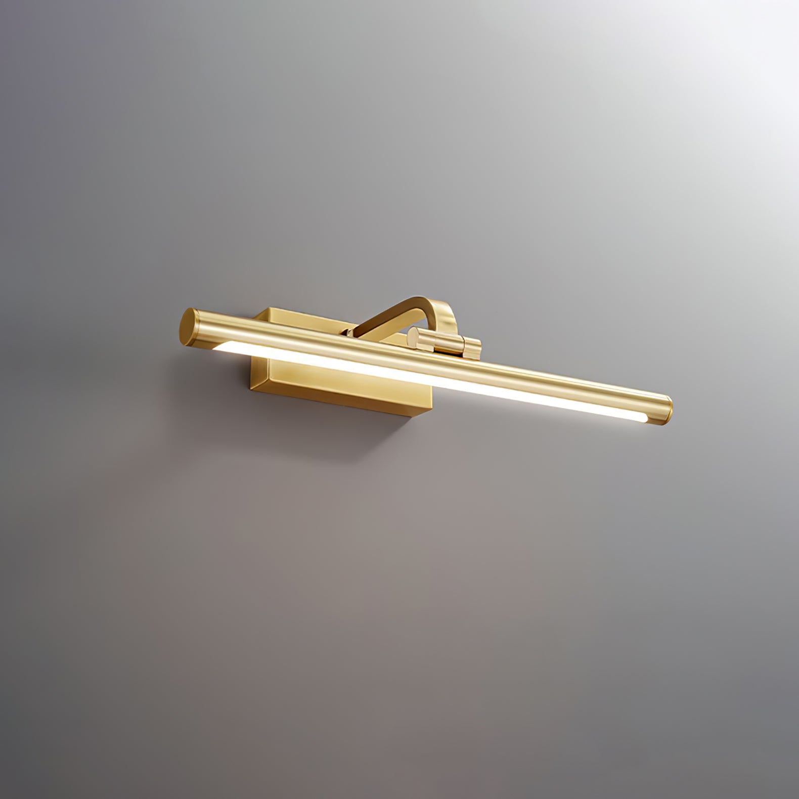 Walnut Color Linear LED Wall-mounted Light Wall Light