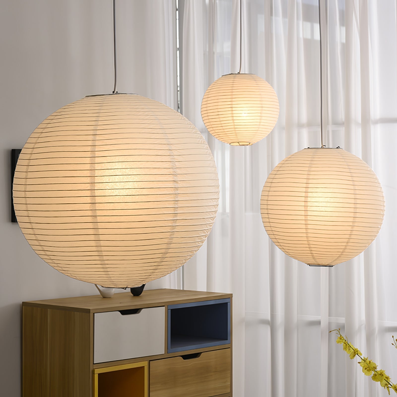 Washi Paper a Pendant Lamp
