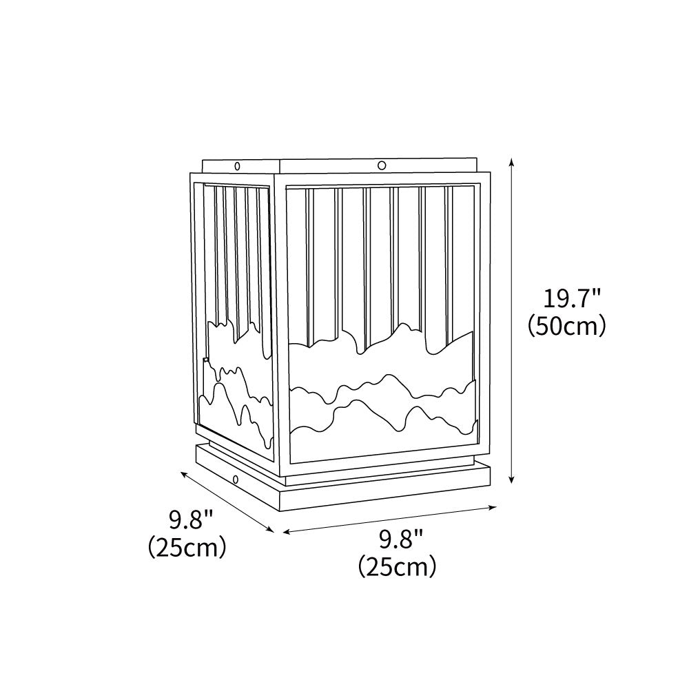 Wave Outdoor Garden Light 9.8