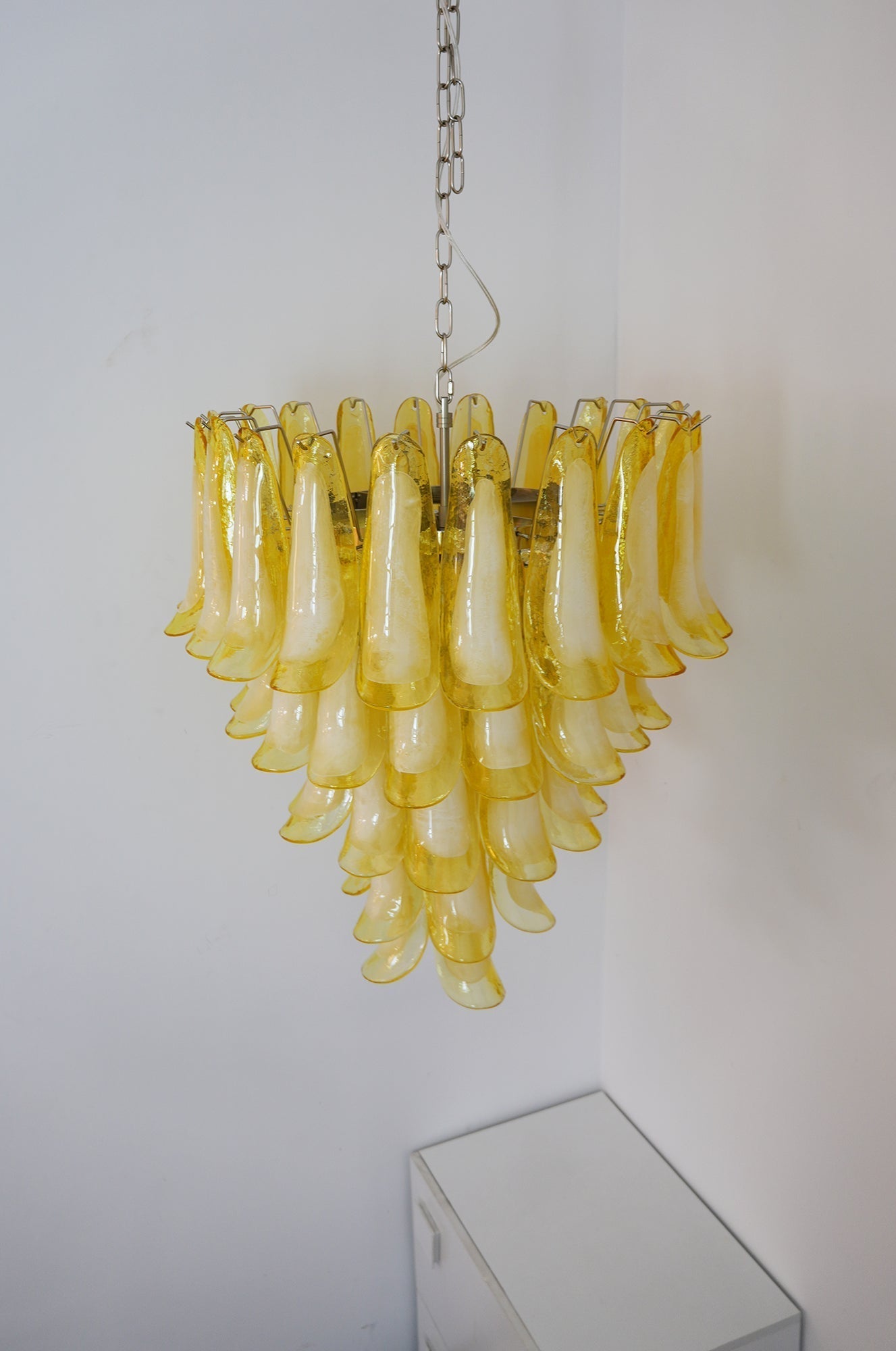 glass chandelier shown as a main product image for foyers