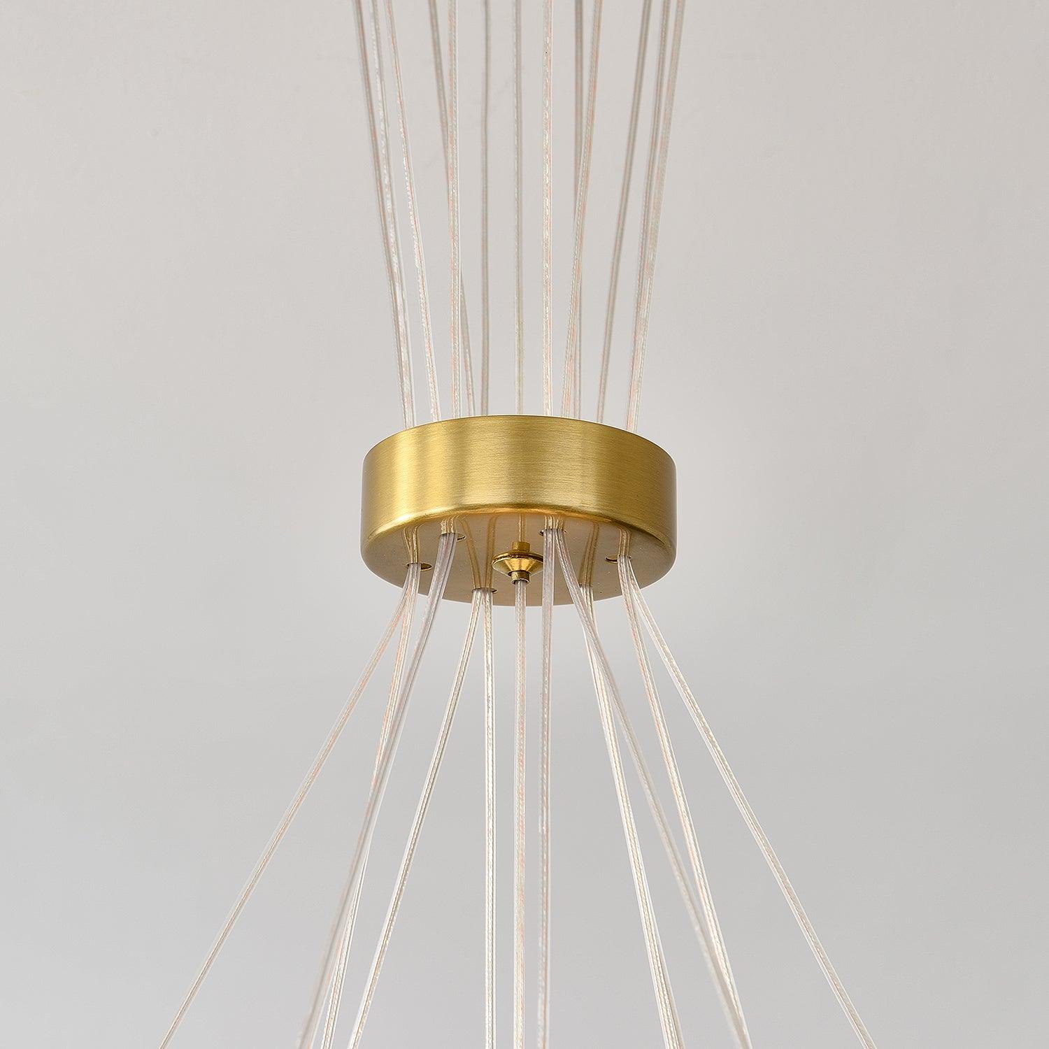 White Tulip Chandelier