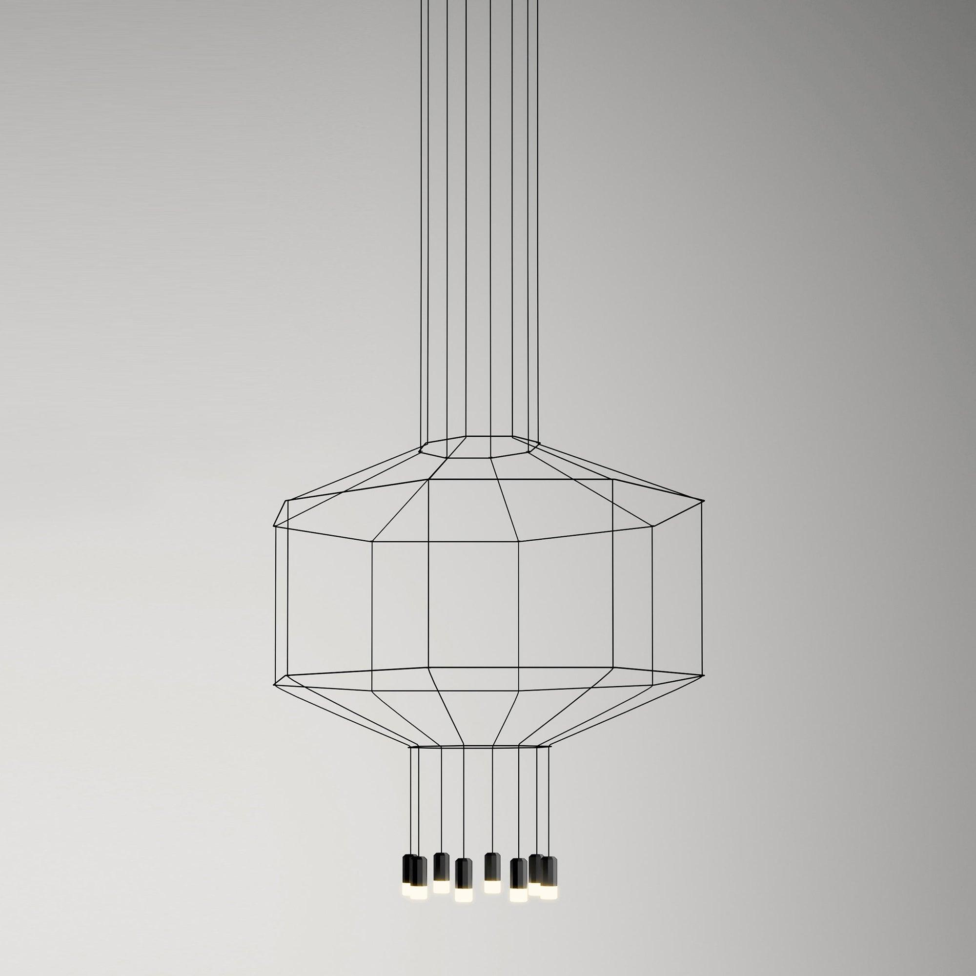 Geometric Lines Chandelier