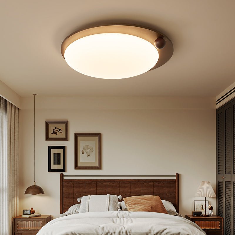 Wood Accent Ceiling Light detail view 2