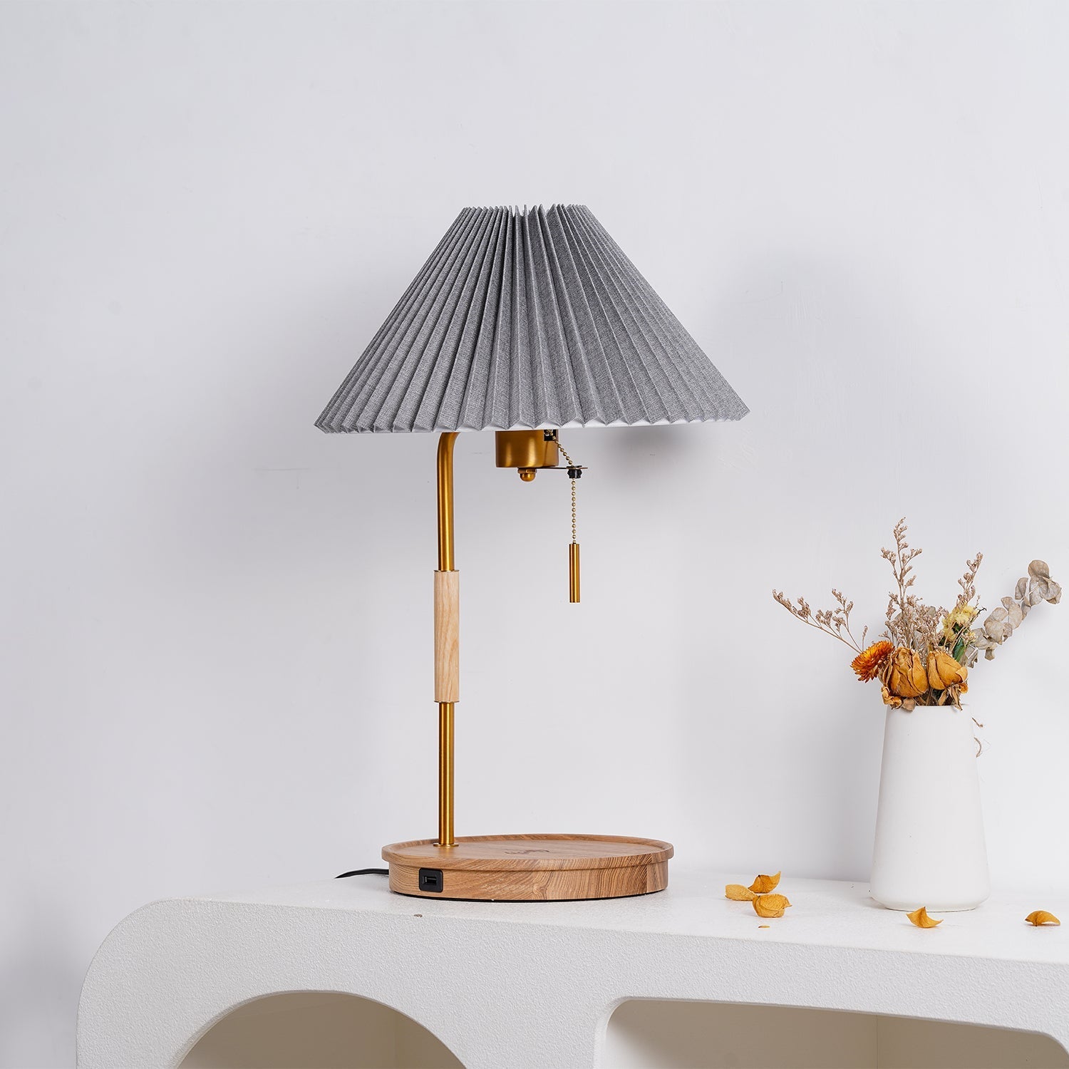 Wooden Retro Work Lamp Table Lamp detail view 7