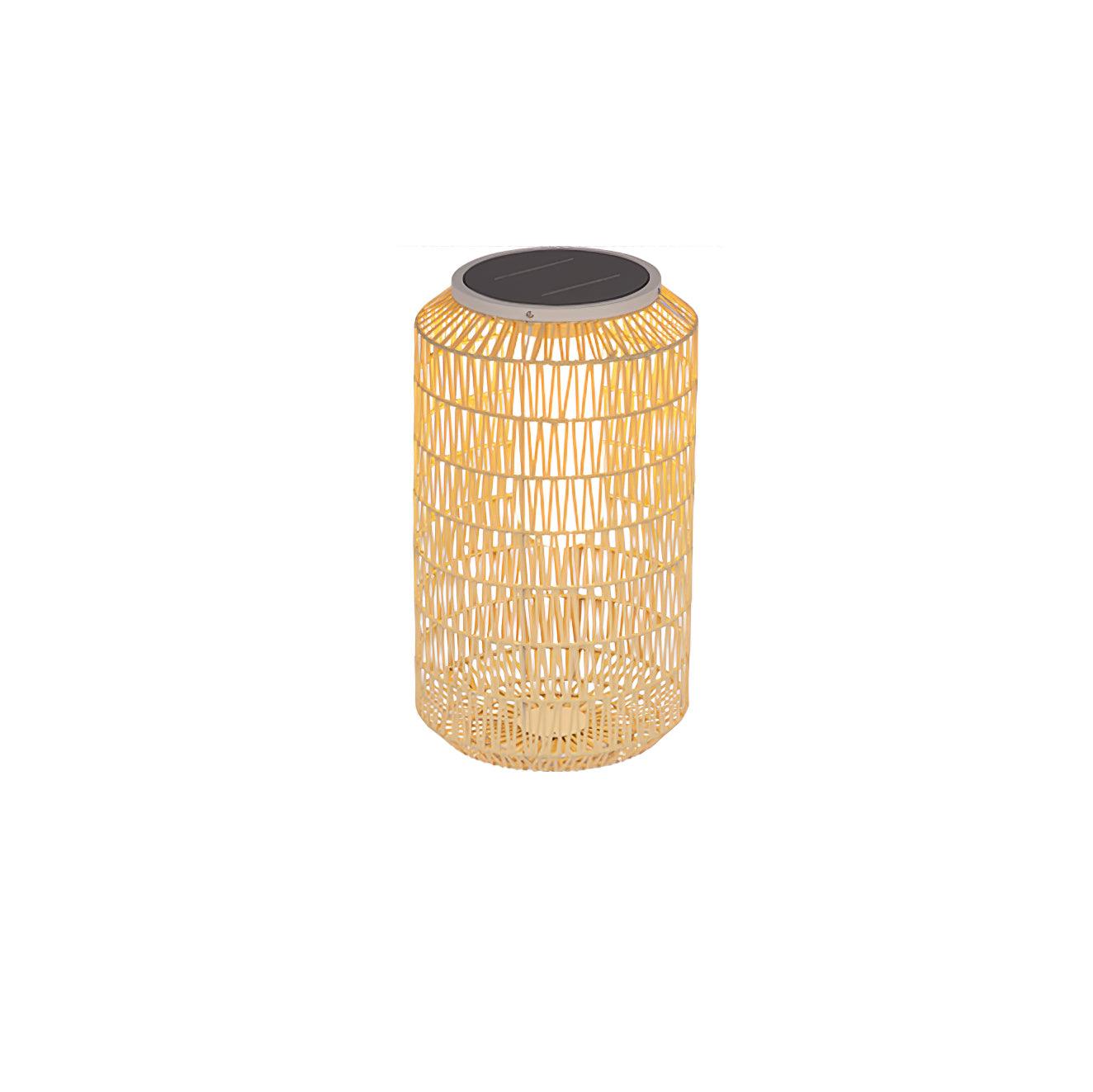 Woven Rattan Outdoor Lamp End Table