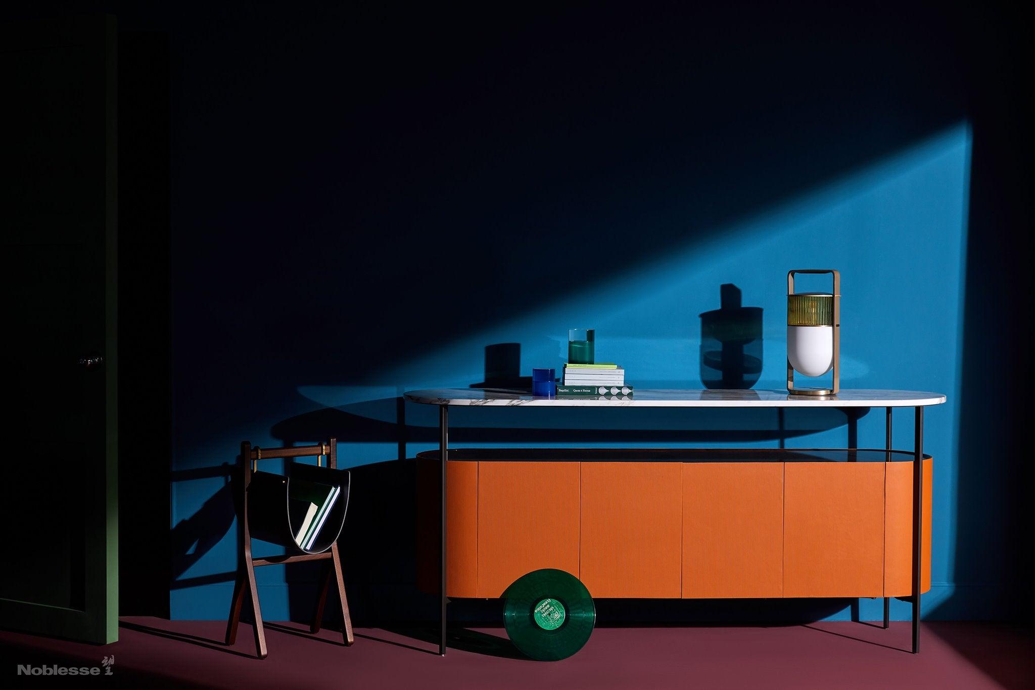 glass table lamp shown as a main product image for side tables
