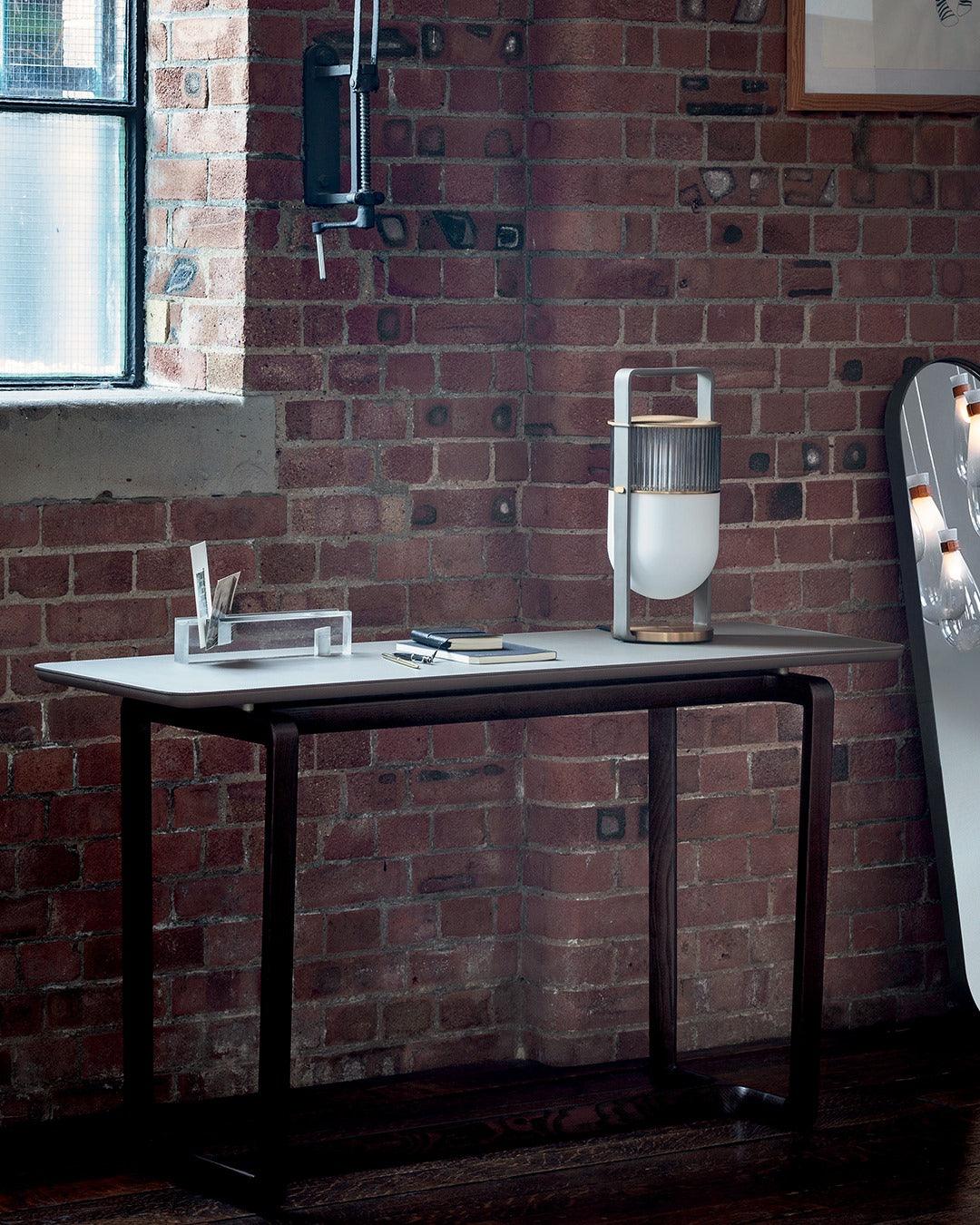 glass table lamp shown as a main product image for side tables