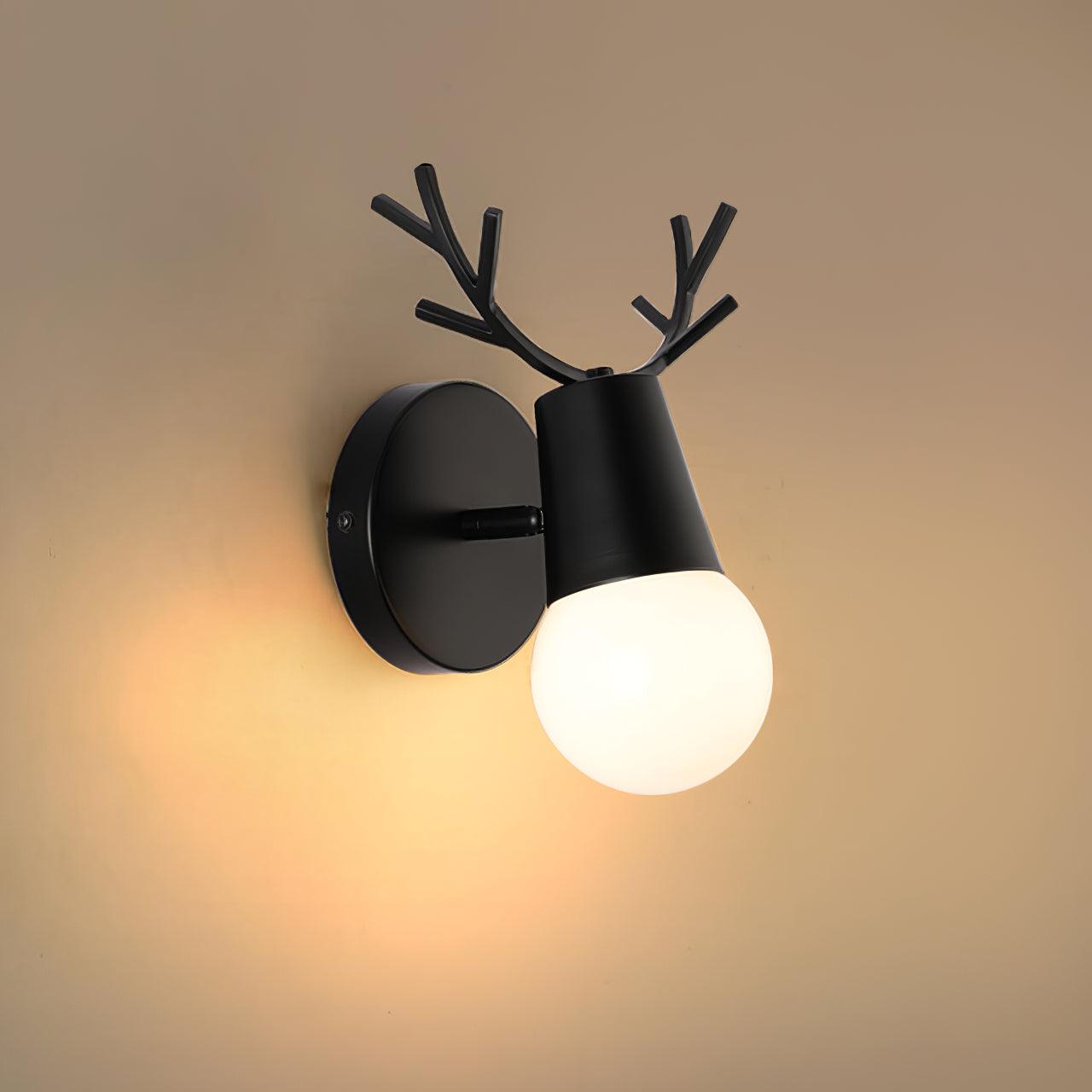 Yeknu Antler Wall Sconce