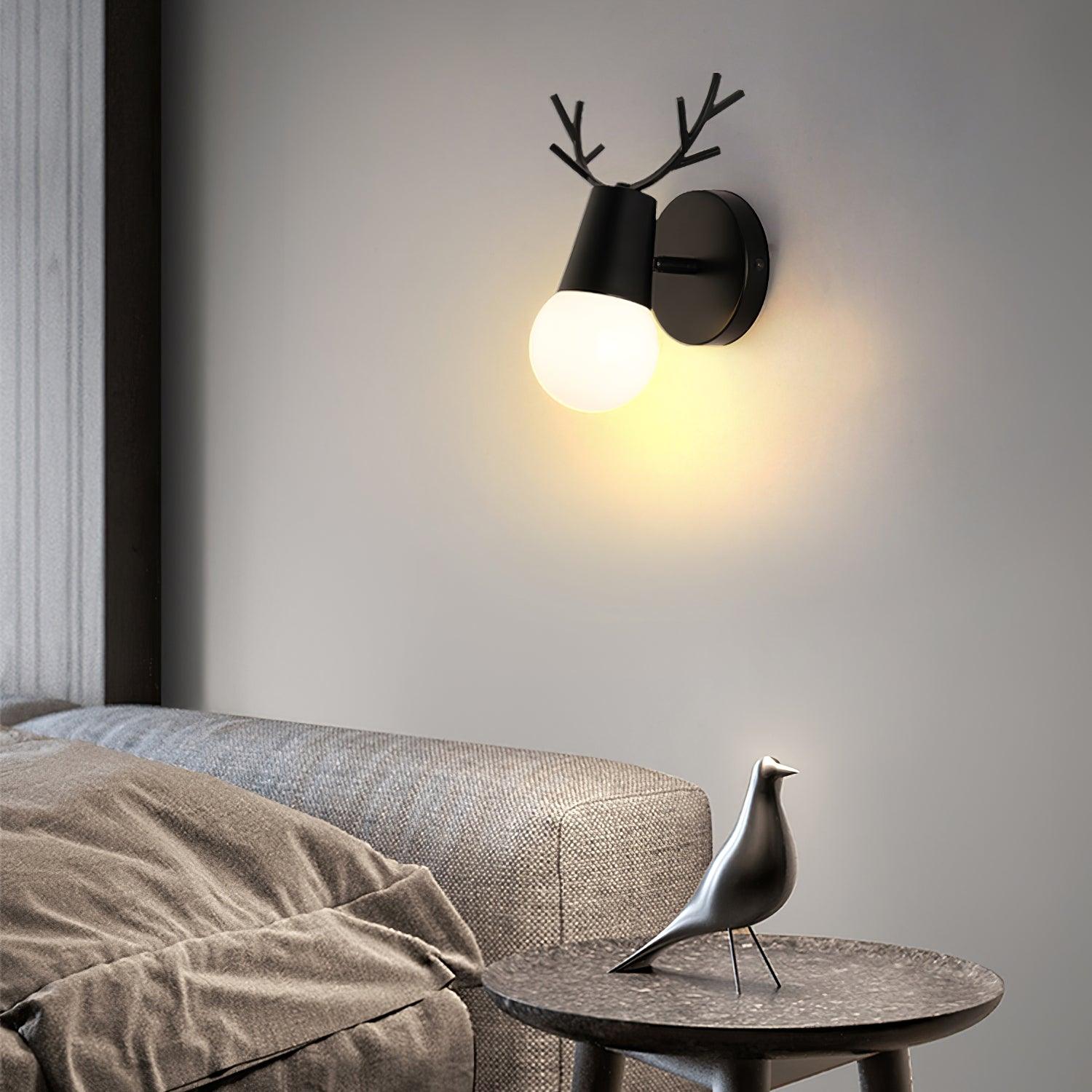 Yeknu Antler Wall Sconce