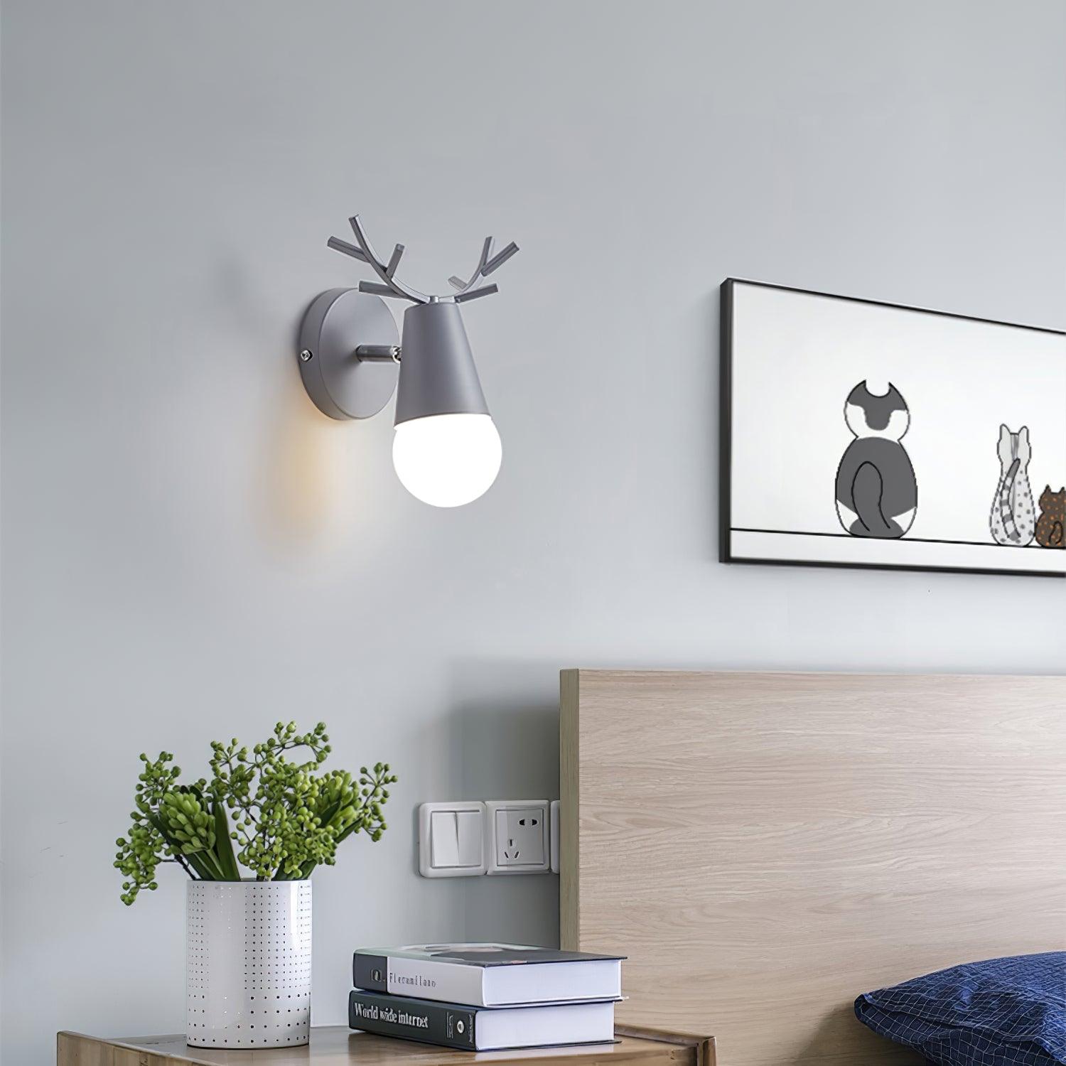 Yeknu Antler Wall Sconce