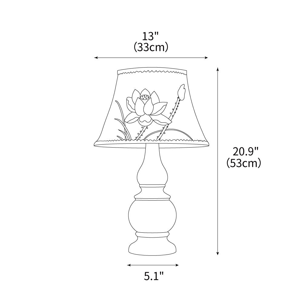 Zen Lotus Table Lamp 13