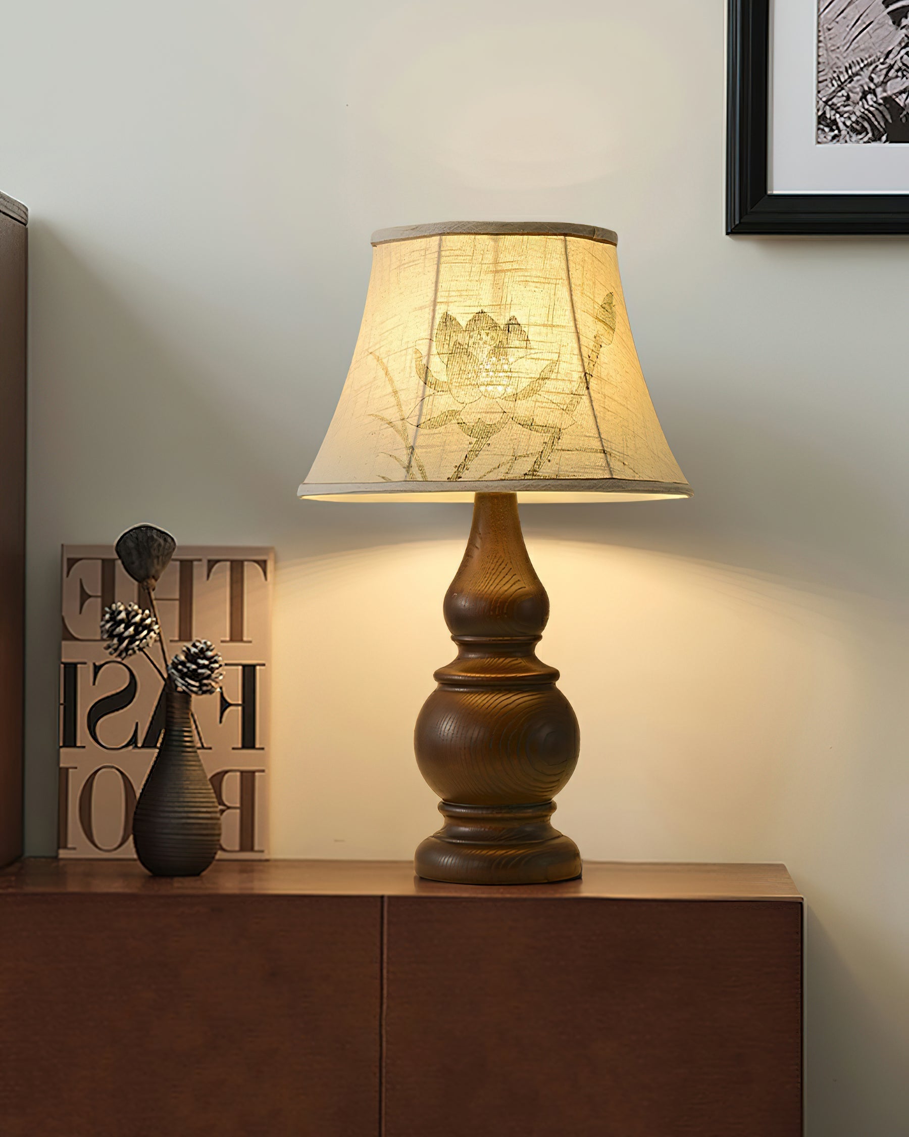 Zen Lotus Table Lamp 13