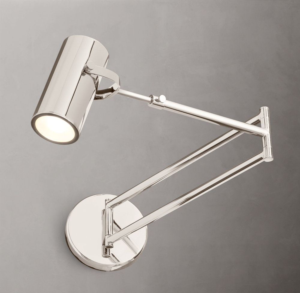 Champeaux Swing-Arm Wall Light, Plug-In Wall Sconce, detail 16