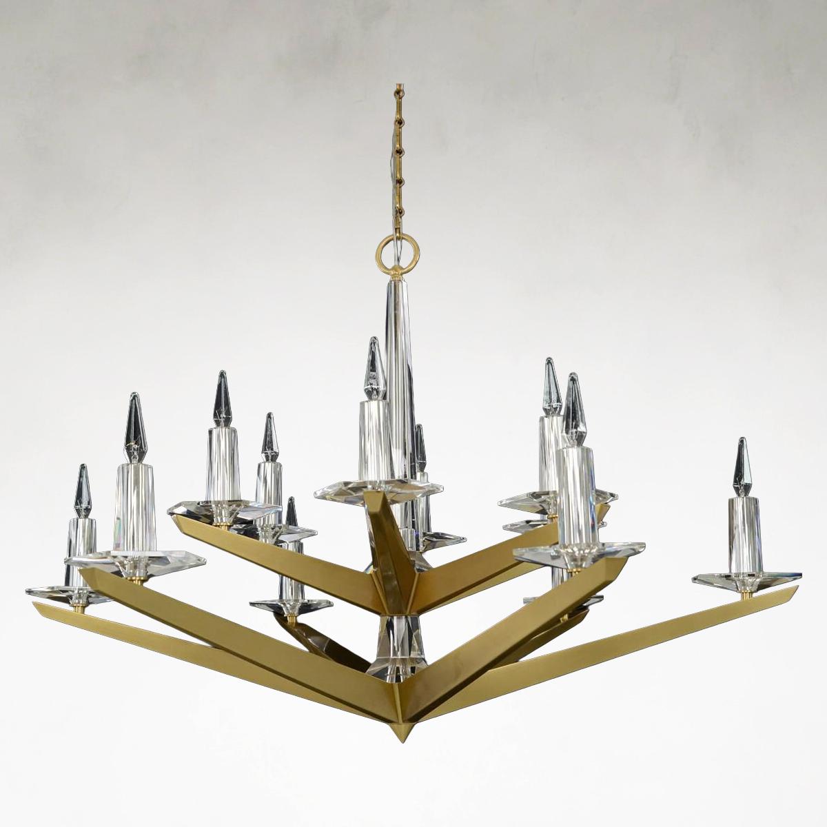 Antarus Twelve-Light Ceiling Chandelier