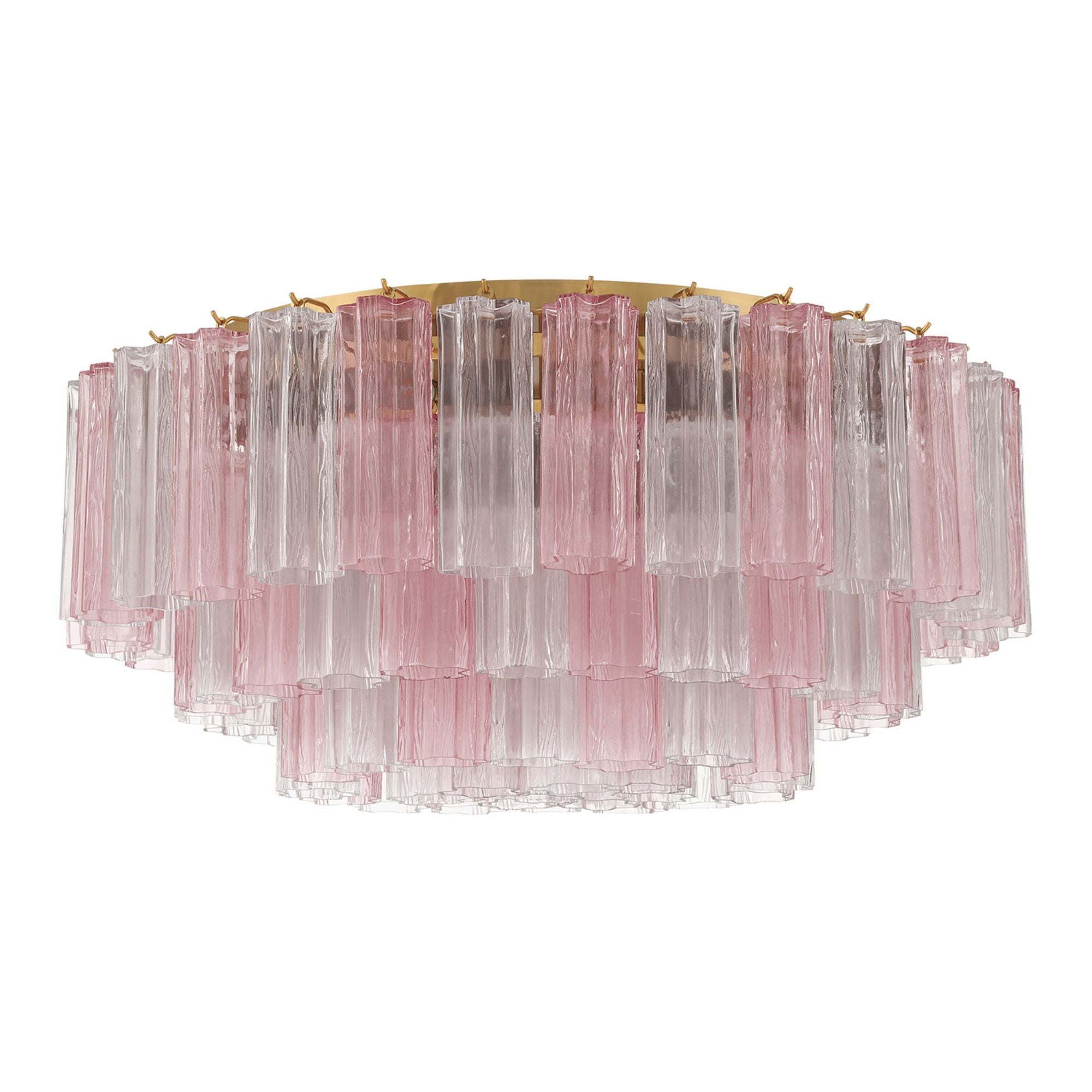 Addis 32-Inch Aged Brass Flush Mount Multi