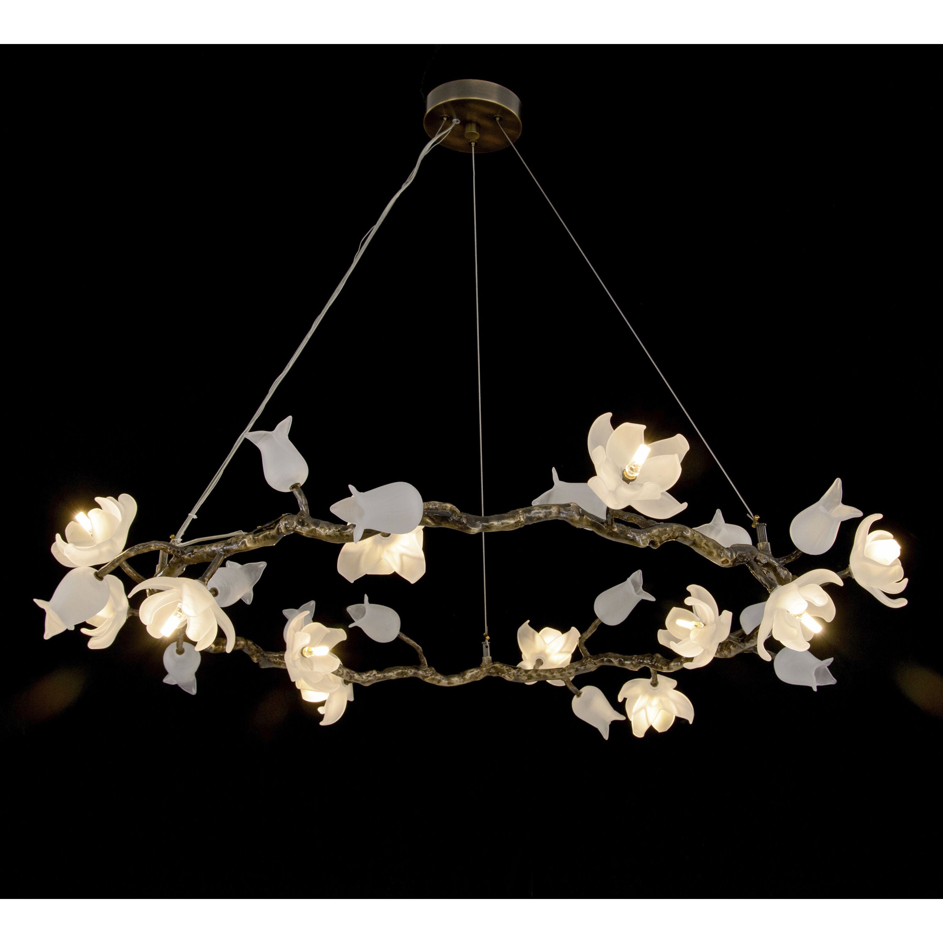 Churippe LED Bronze Pendant Chandelier Ceiling Light