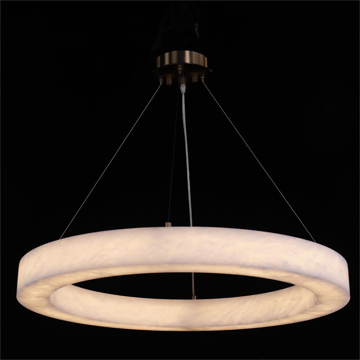 Alabaster Aureole 31.25 inch Pendant Ceiling Lamp, Medium