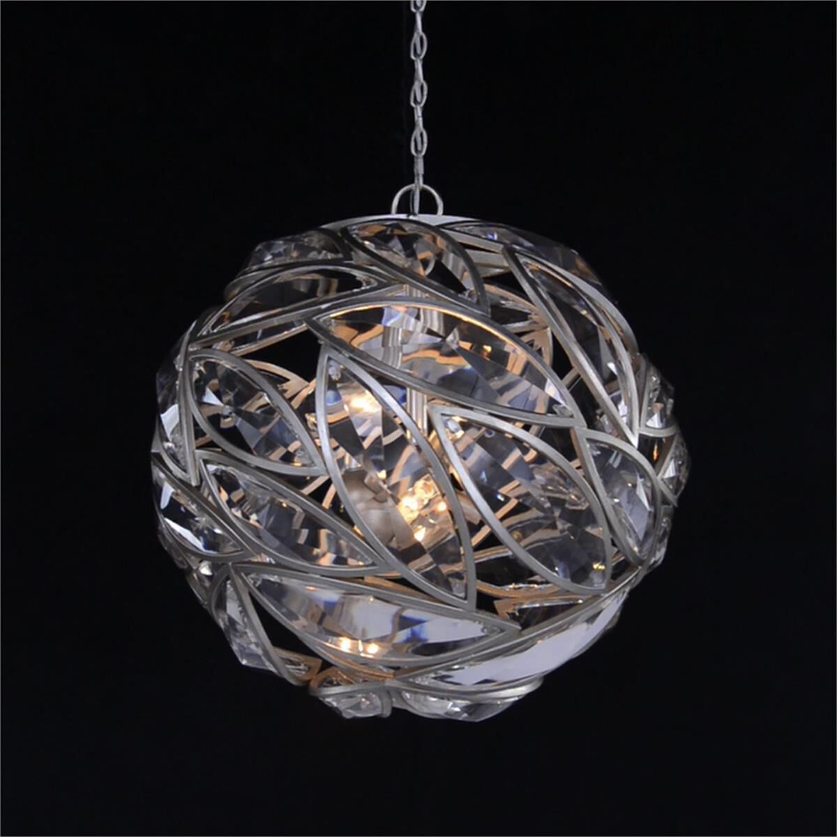 Petalina Orb 6-Light 26-Inch Chandelier Ceiling Fi x ture