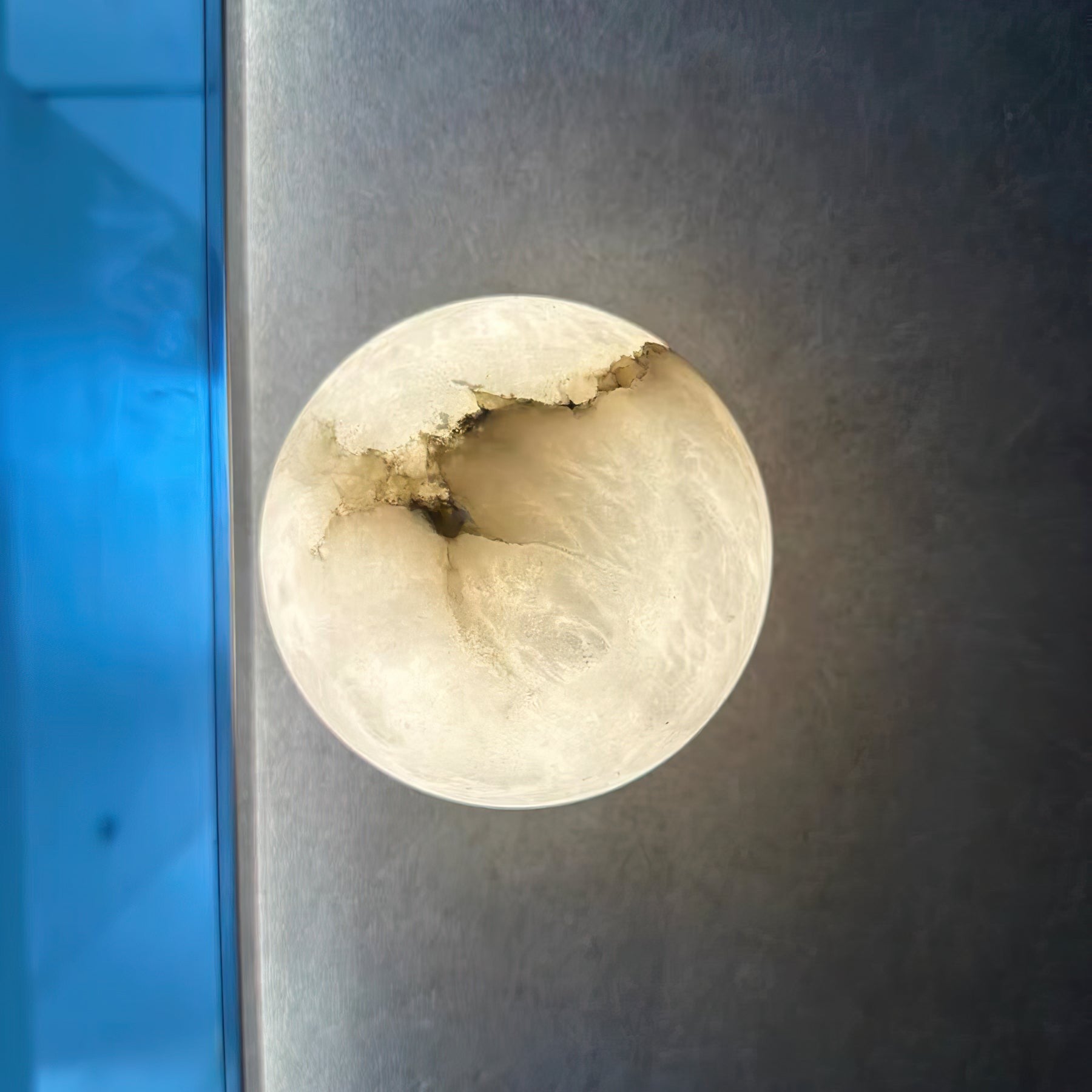 Alabaster Glow Mini Orb Wall Light