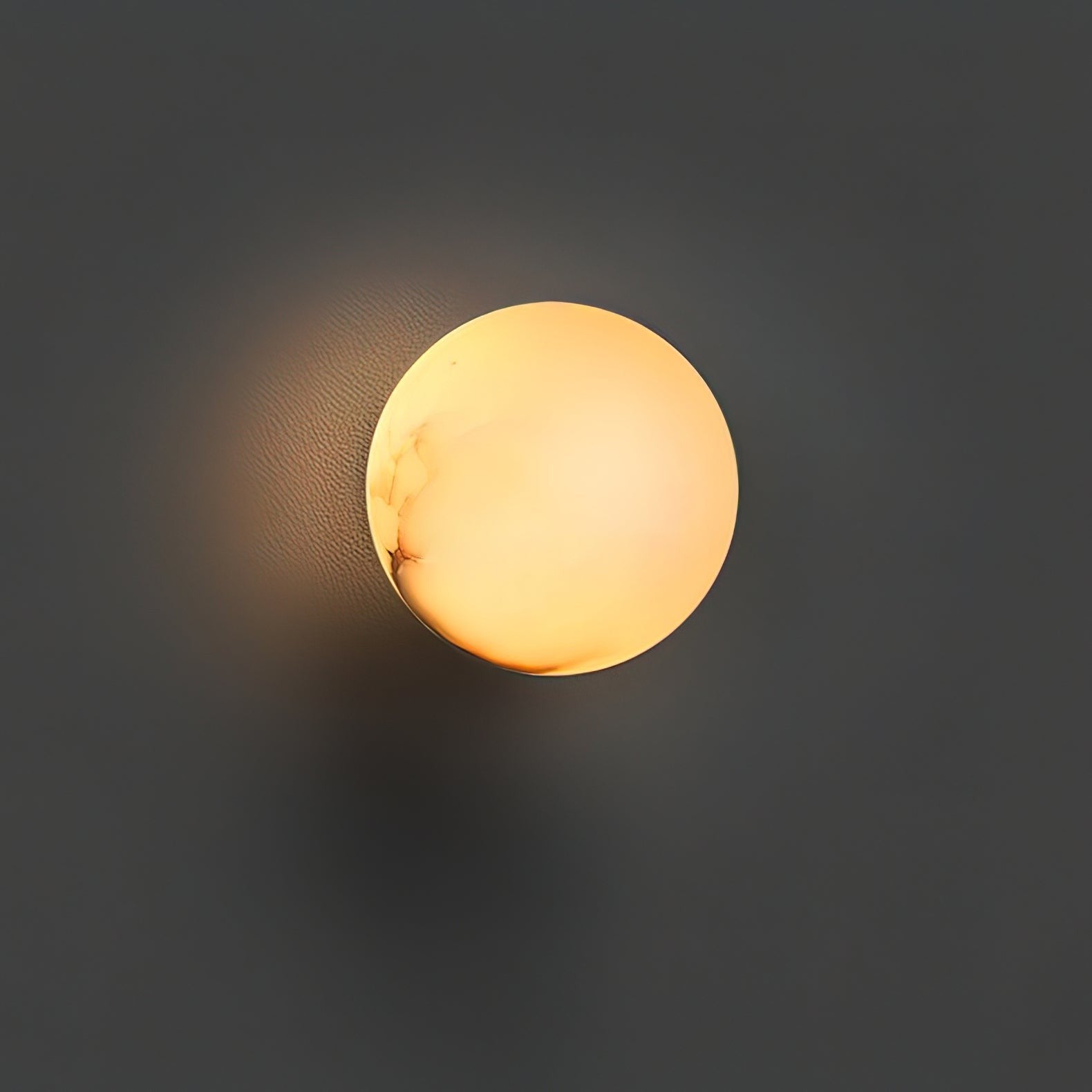 Alabaster Glow Mini Orb Wall Light