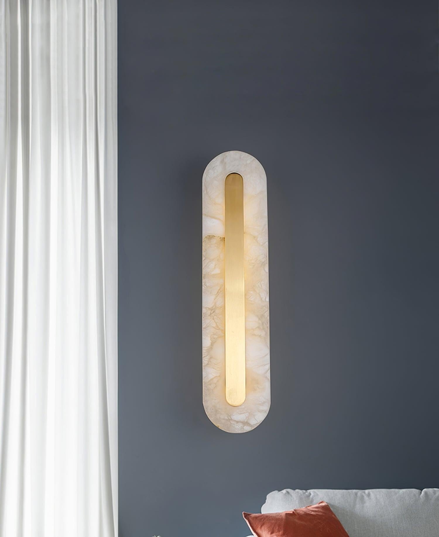 Alabaster Halo Wall Light