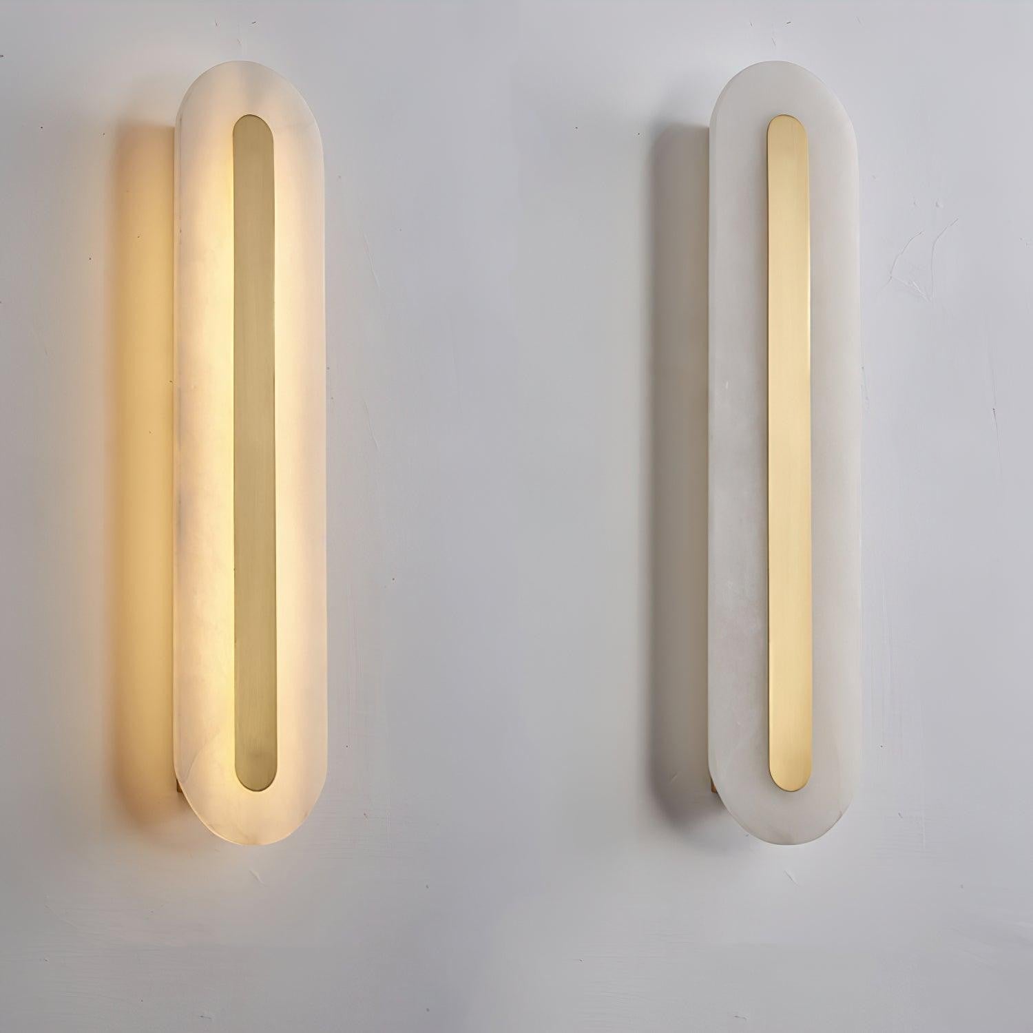 Alabaster Halo Wall Light