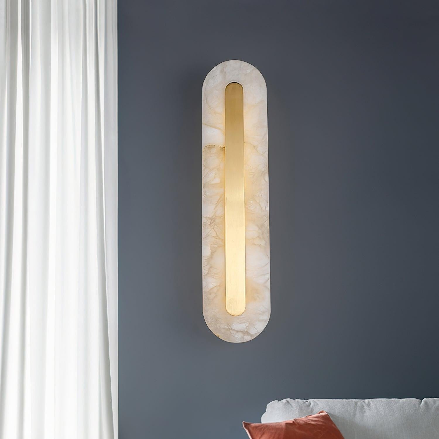Alabaster Halo Wall Light