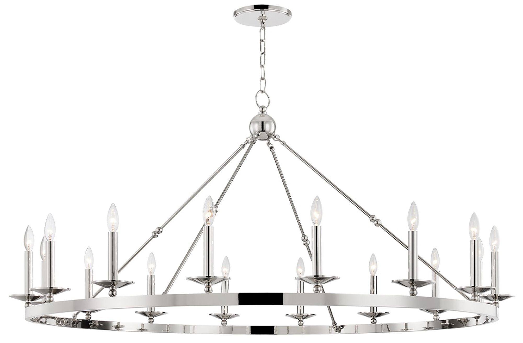 Allendale 16-Light Chandelier P Nickel