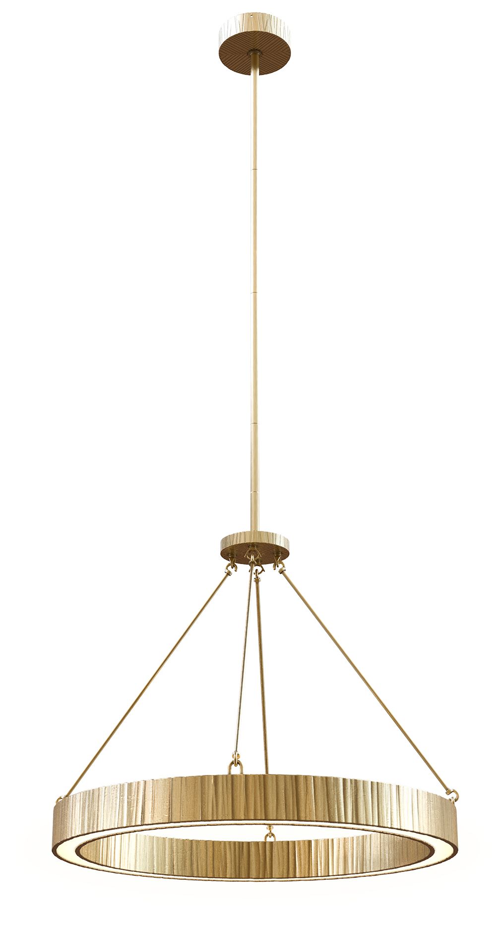 Alora Kensington LED 30-in Vintage Brass Chandelier
