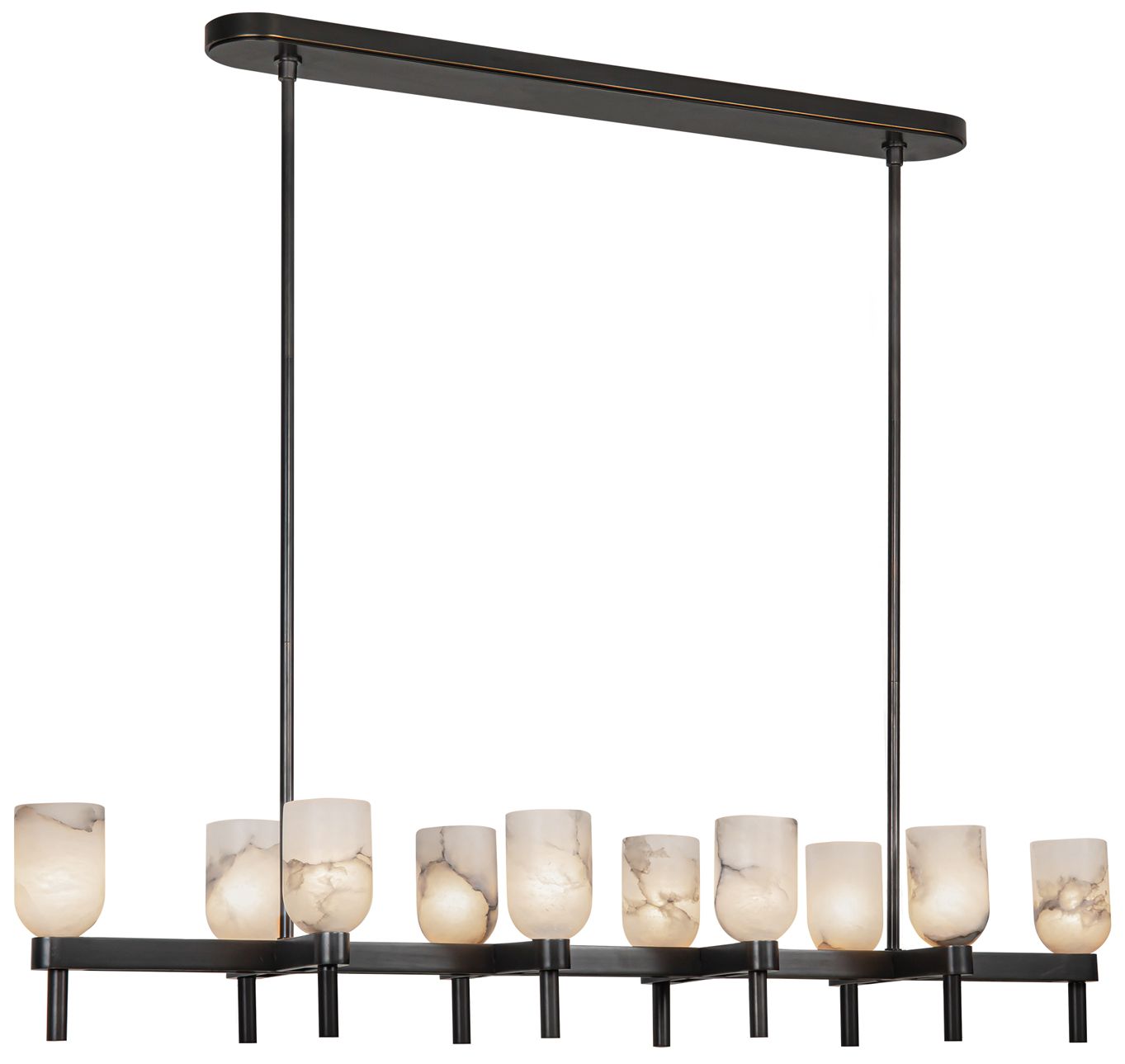 Alora Lucian E12 52-in Urban Linear Pendant