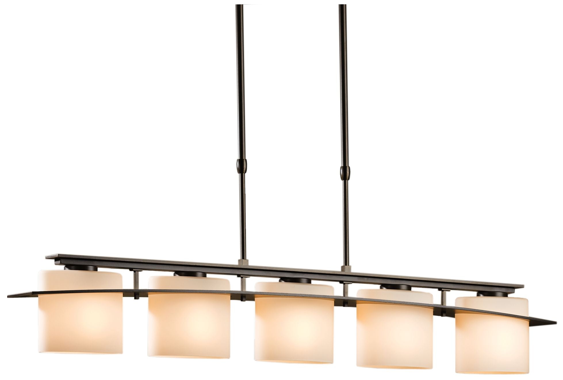 Arc Ellipse 41.9-Light Dark Smoke Long Chandelier