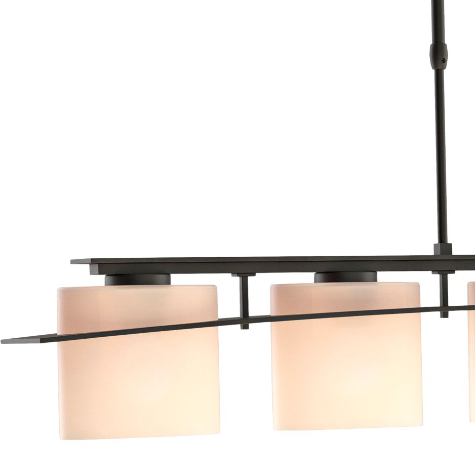 Arc Ellipse 5-Light Black Opal Chandelier